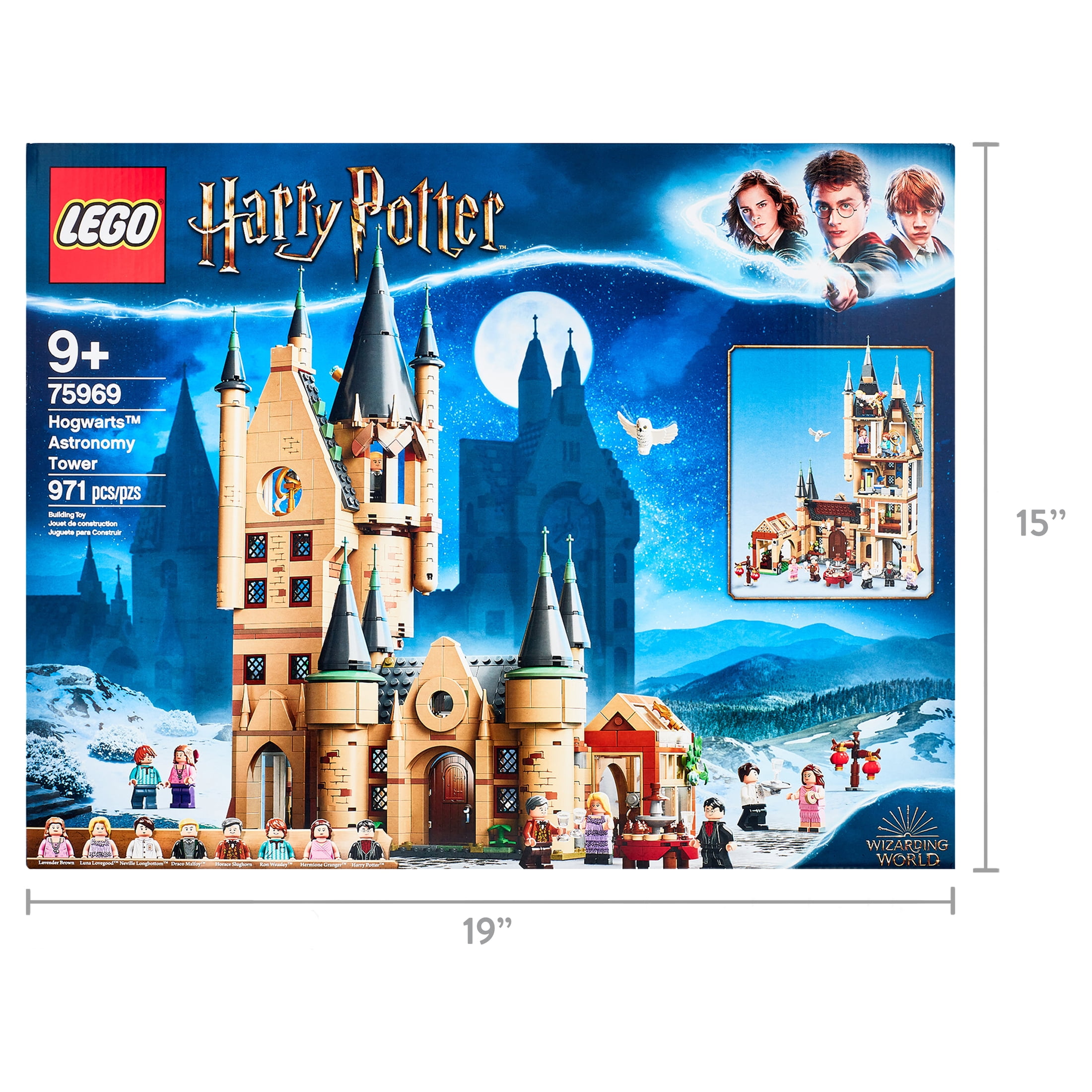 LEGO Harry Potter Hogwarts Astronomy Tower 75969 Cool Kids’ Magic Castle Gift, Building Toy with Minifigures (971 Pieces) - Image 4