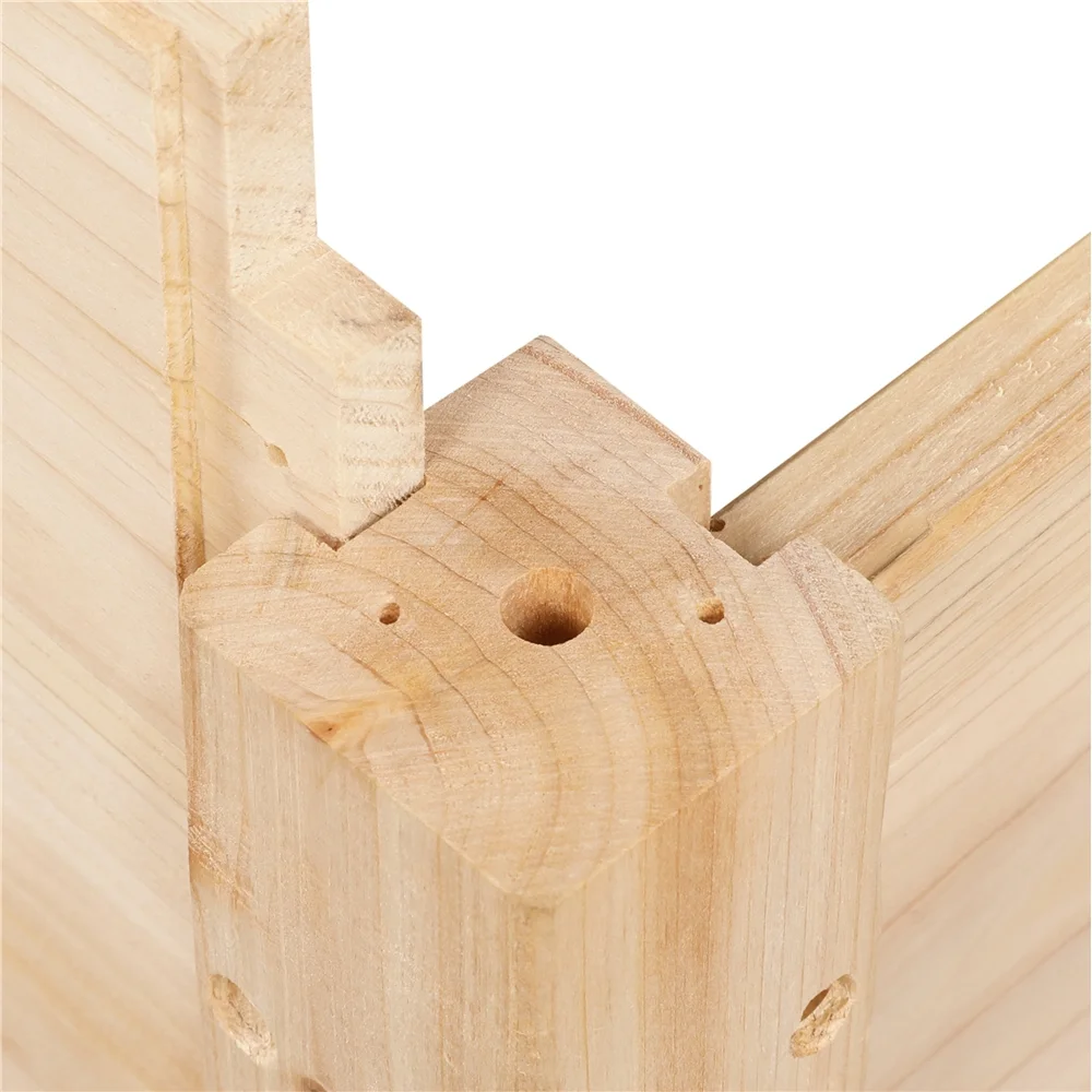 Renwick Wood Raised Planters for Garden, Wood - Image 6