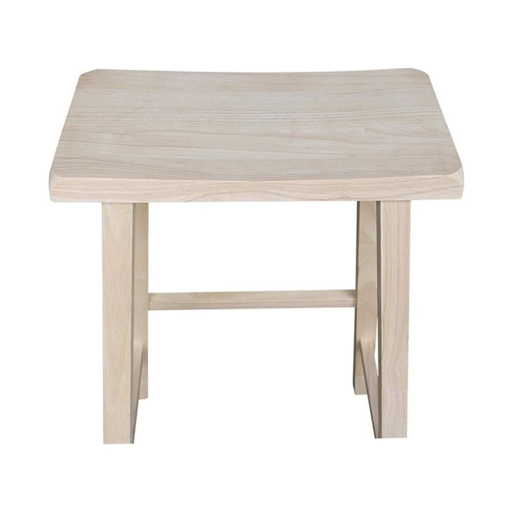 International Concepts Wood Saddle Seat Stool - 29" Seat Height - Unfinished - Image 5