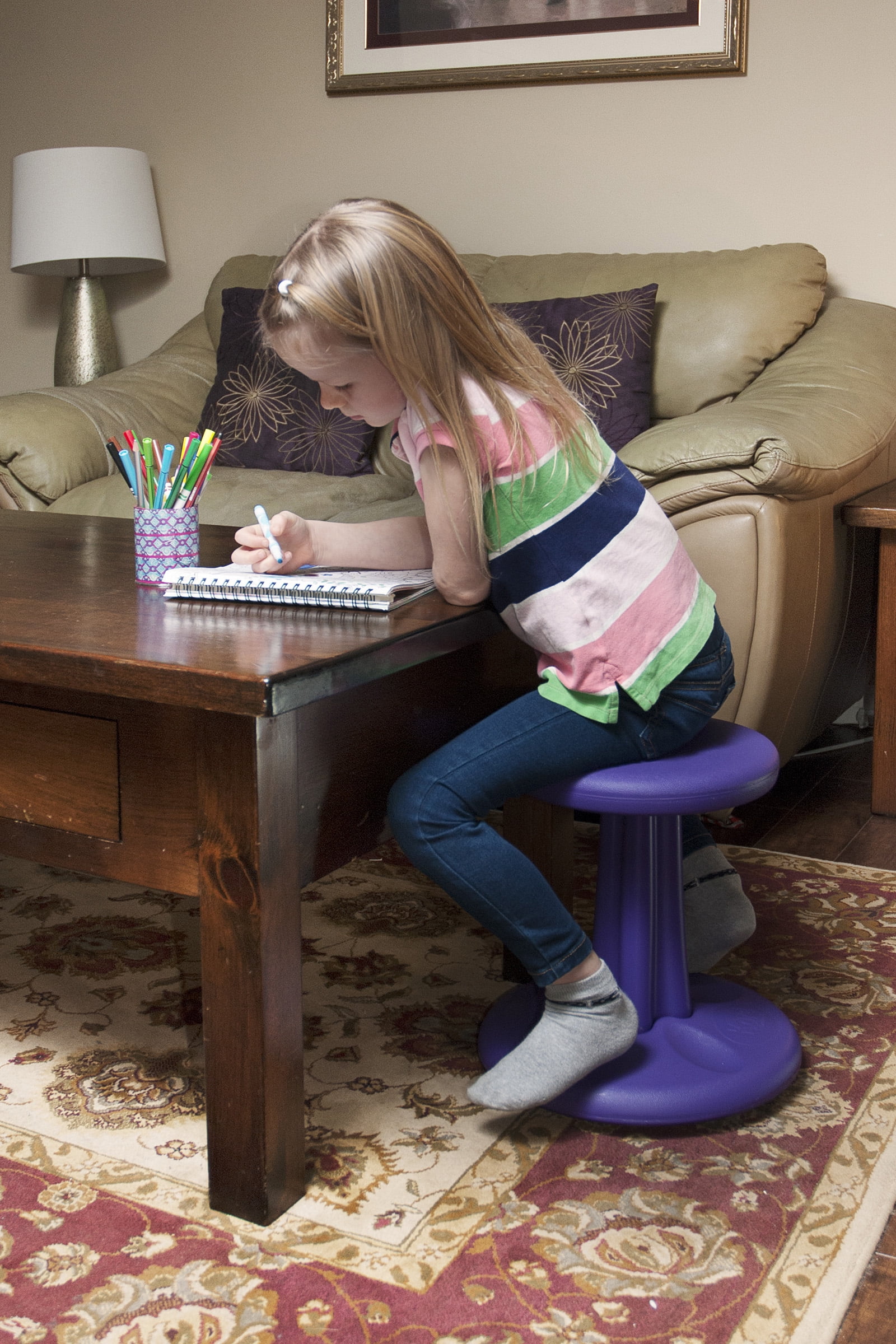 Kore Design™ Kids Wobble Chair 14", Red - Image 3