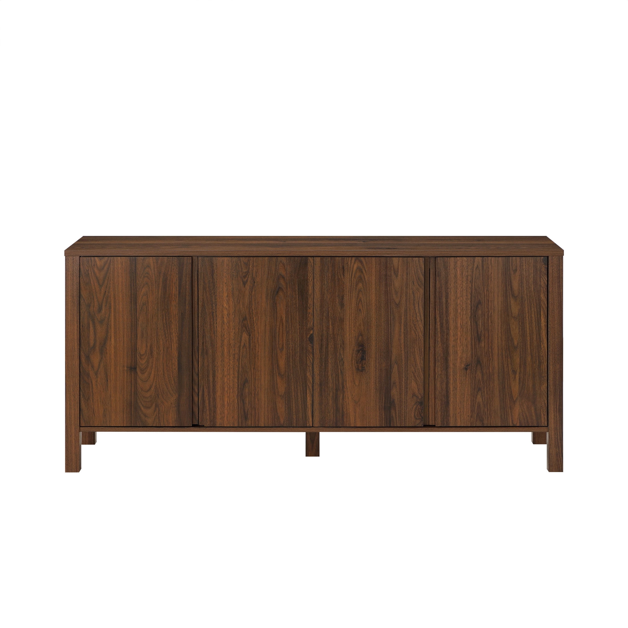 Mainstays 4-Door TV Console for TV’s up to 65”, Canyon Walnut Finish - Image 5
