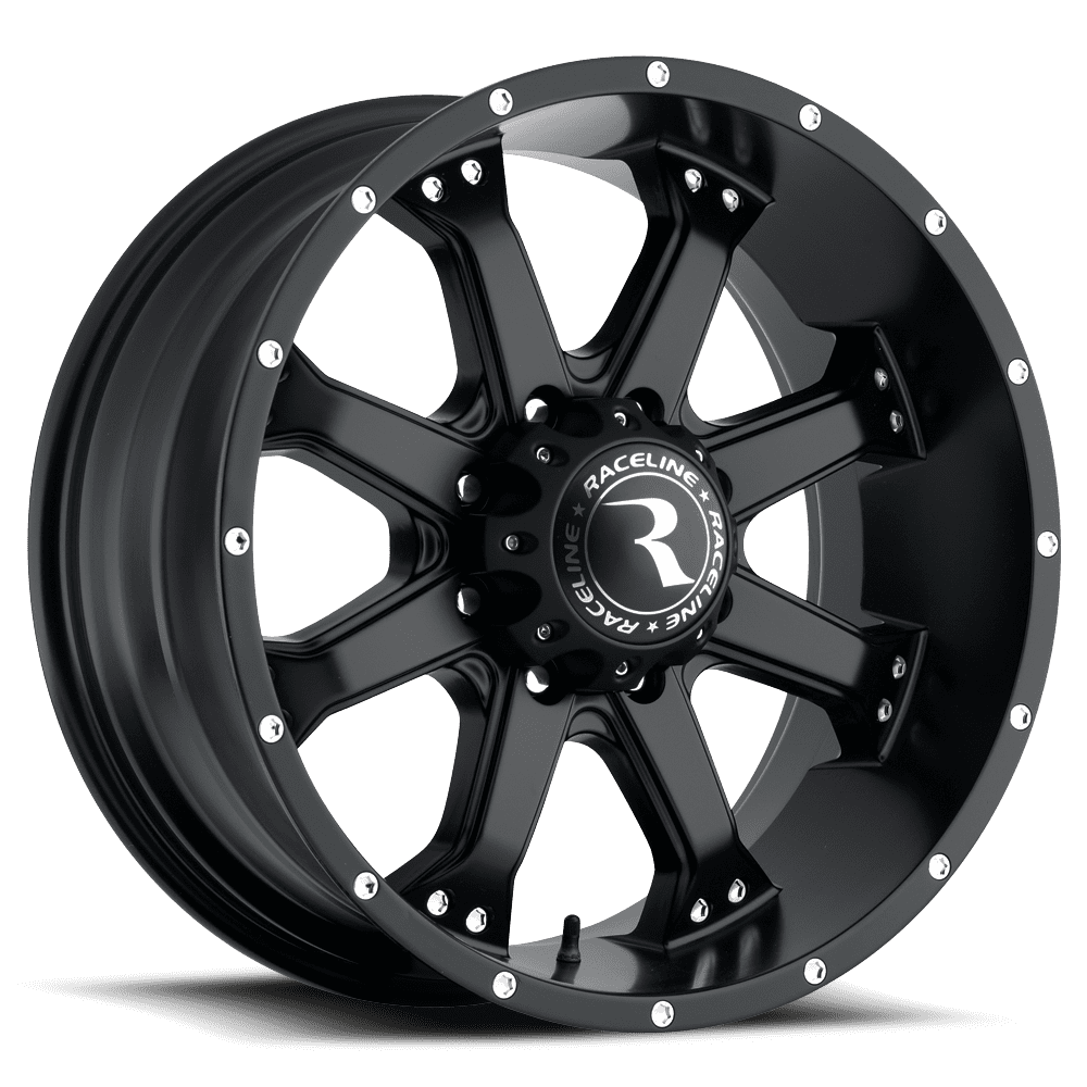 Raceline 991B-ASSAULT 17" Cast Aluminum Wheel, ASSAULT BLACK 17X9 6X5.5 +25mm (6"B/S) Fits select: 2015-2018 CHEVROLET SILVERADO K1500 LT, 2014 CHEVROLET SILVERADO K1500 - Image 2
