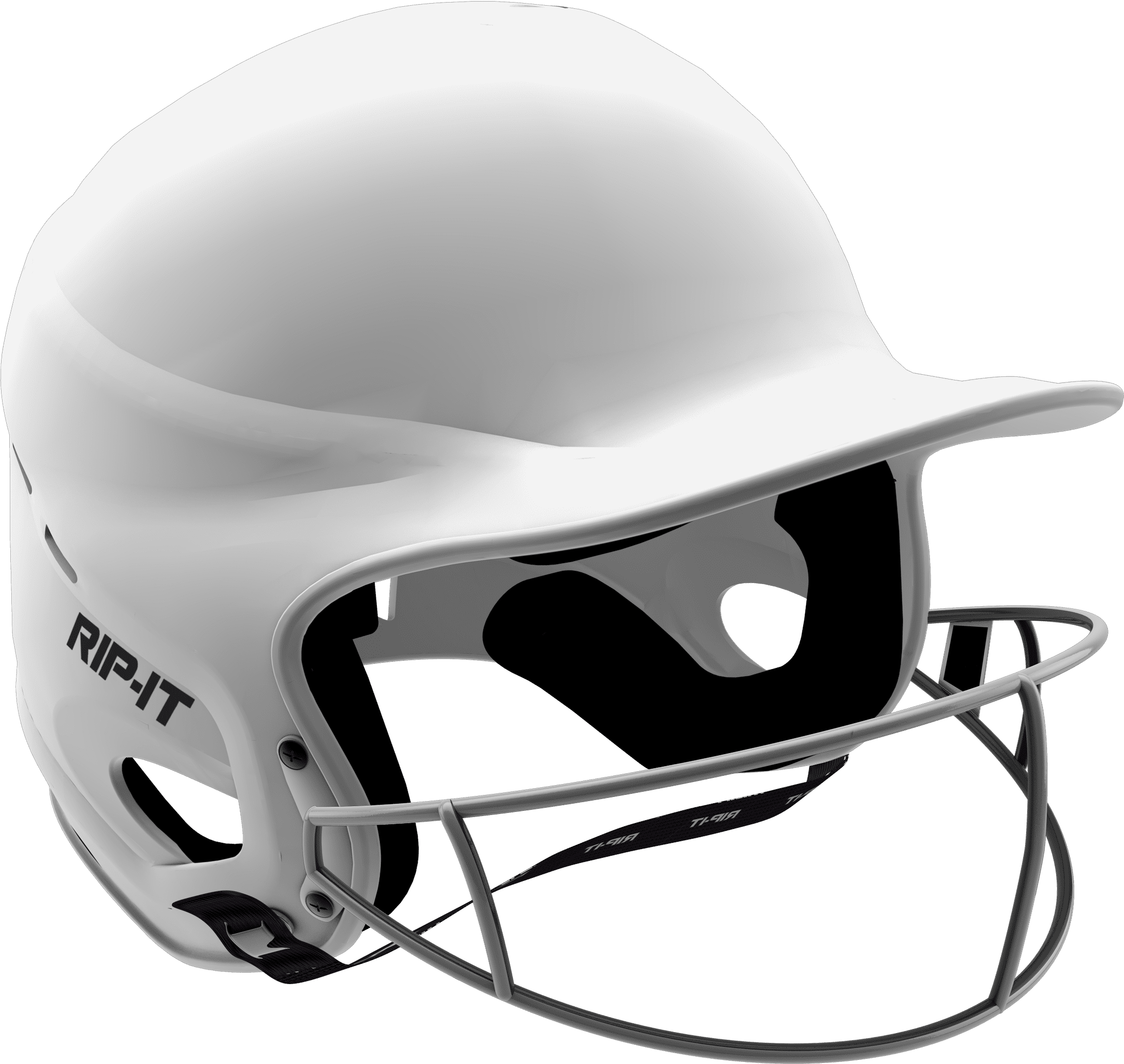 RIP-IT Vision Pro Matte Softball Helmet, White - Image 5