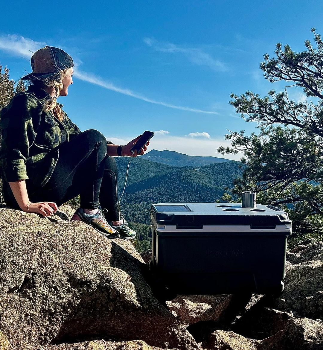 IceCove 60QT Solar Cooler (Mojave Desert) Tan - Image 6