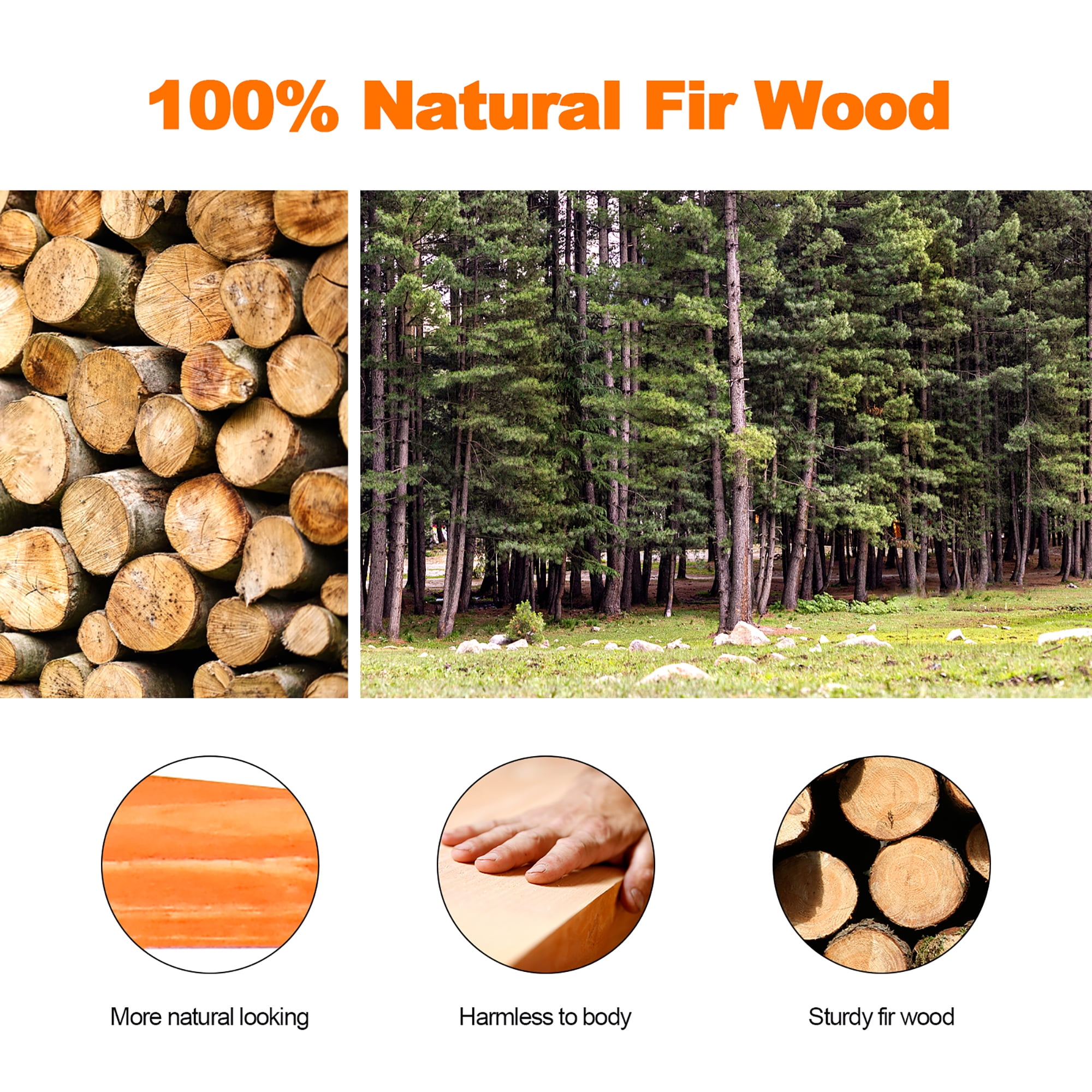 Gymax 2-Tier Wooden Raised Garden Bed Container w/2 Cylindrical Planter Boxes & Trellis - Image 9