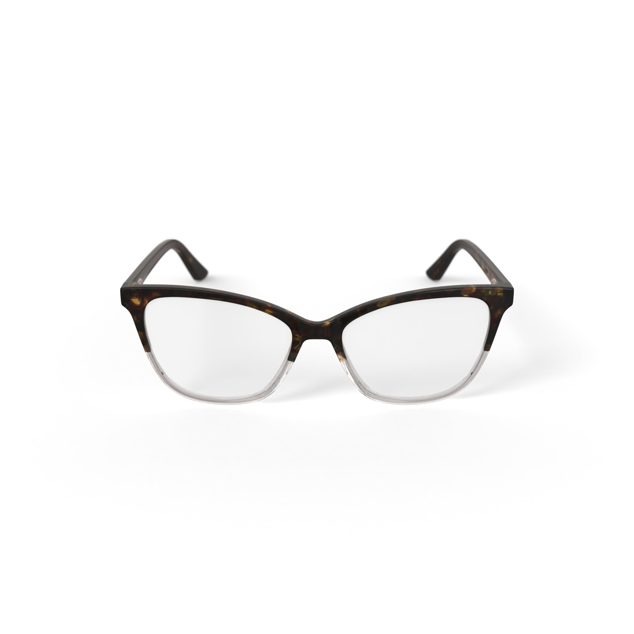 Hard Candy Women's HCV04 Galaxy Prescrption Eyeglasses with Case, Tortoise Gradient - Image 2