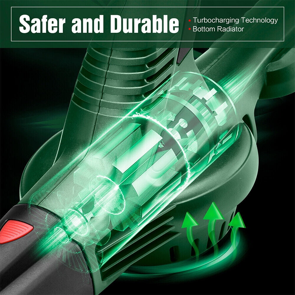 JahyShow Cordless Leaf Blower Battery Operated: 20V Electric Mini Handheld Leaf Blower - Lightweight Small Powerful Blower Battery Powered - Image 5