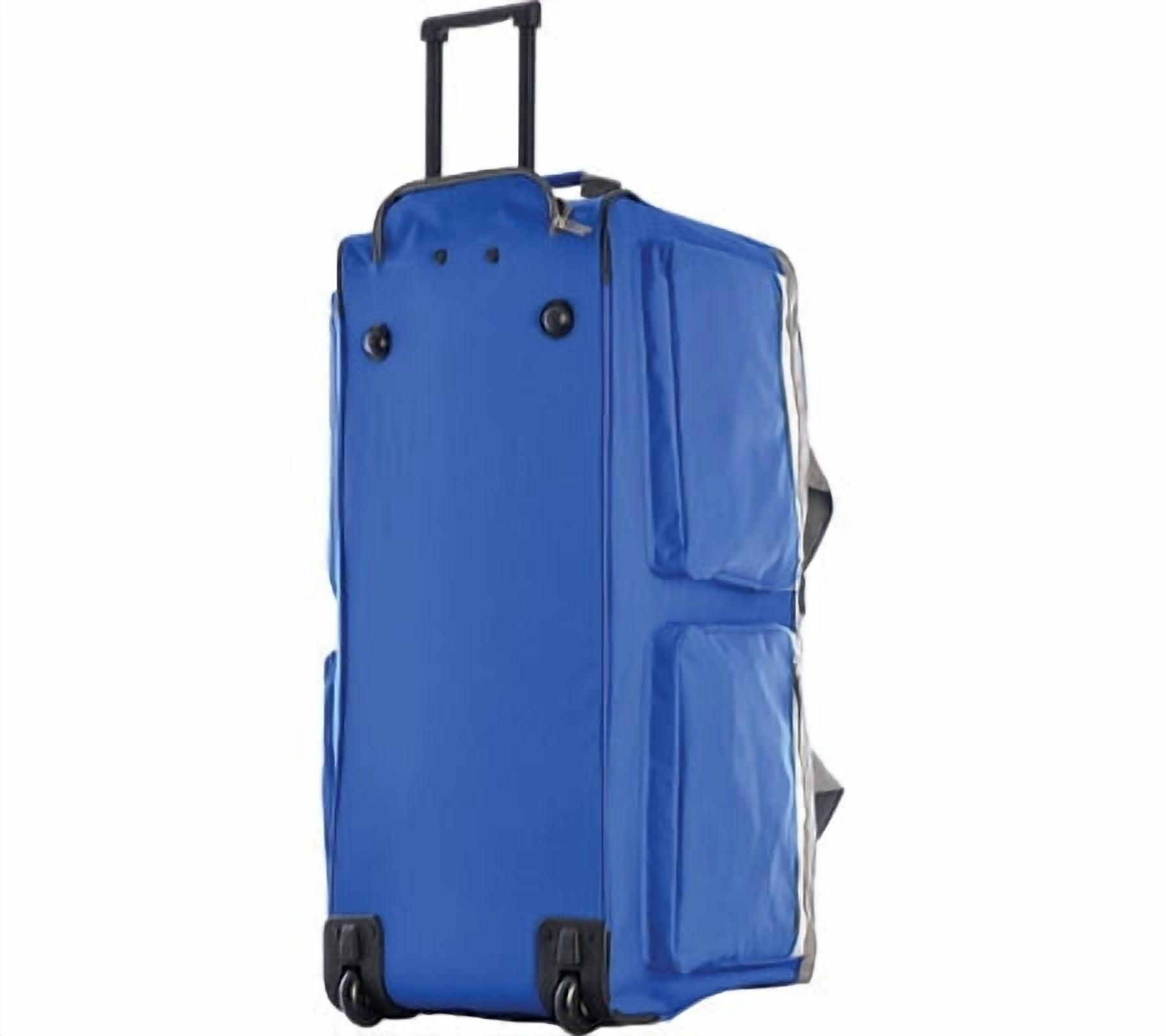 Olympia U.S.A. 33" 8-Pocket Wheeled Rolling Duffel Bag Water Resistant Luggage Lightweight for Travel, Royal Blue - Image 7