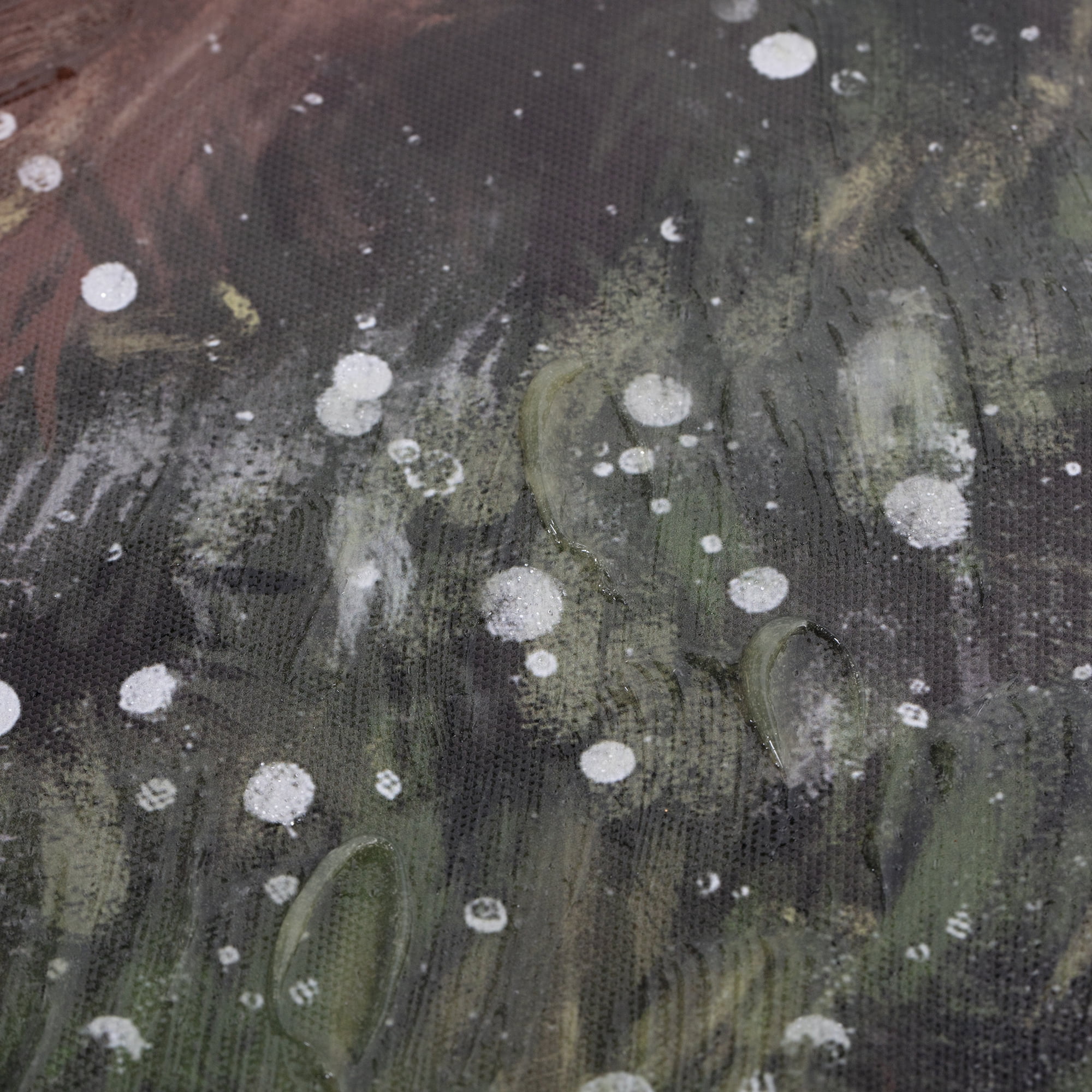 30" x 30" A Cow Named Sugar - Reclaimed Wood Framed & Embellished Canvas Holiday Wall Art - Image 2