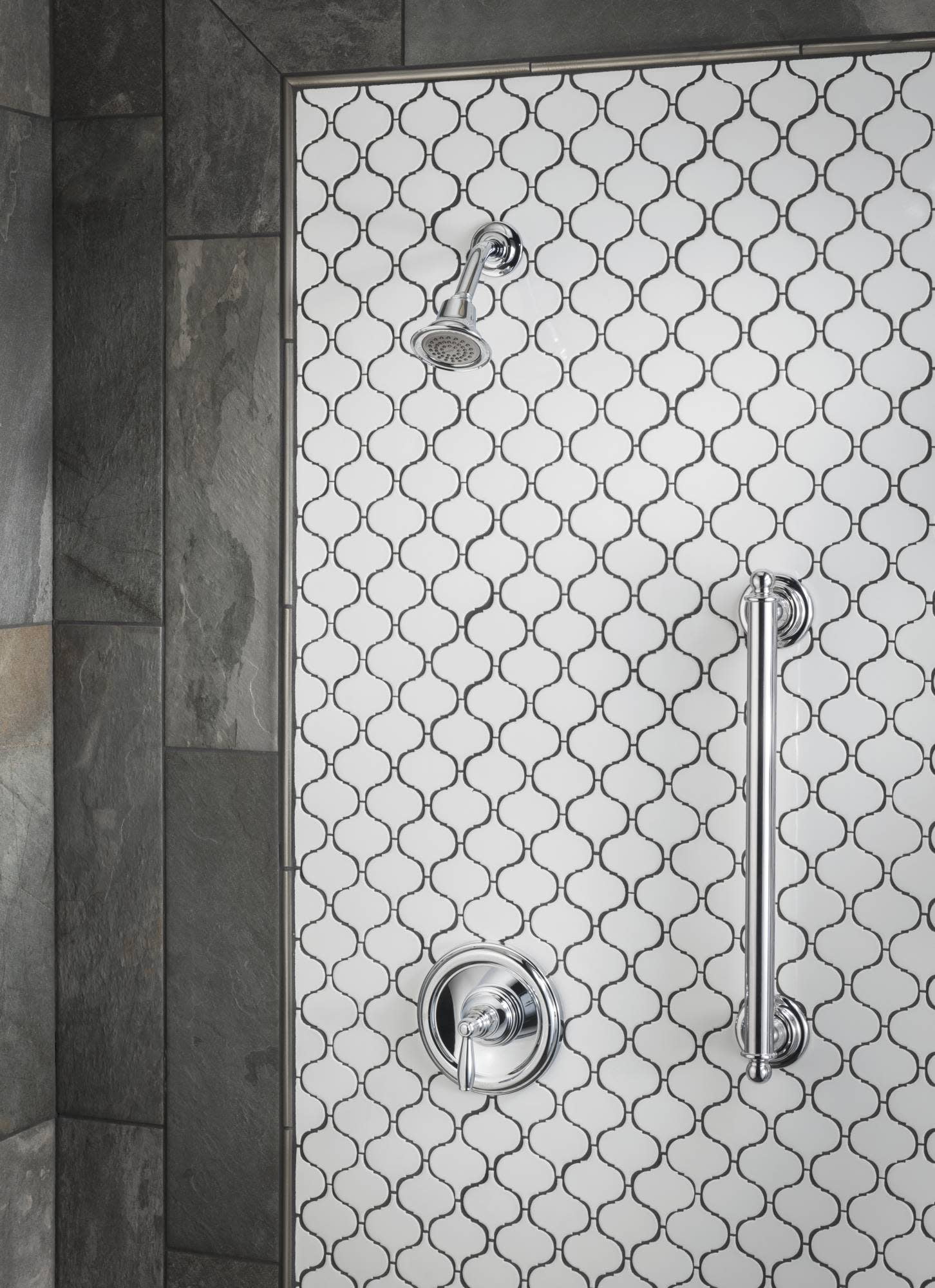 Moen Brantford Brushed Nickel 12" Designer Grab Bar - Image 3