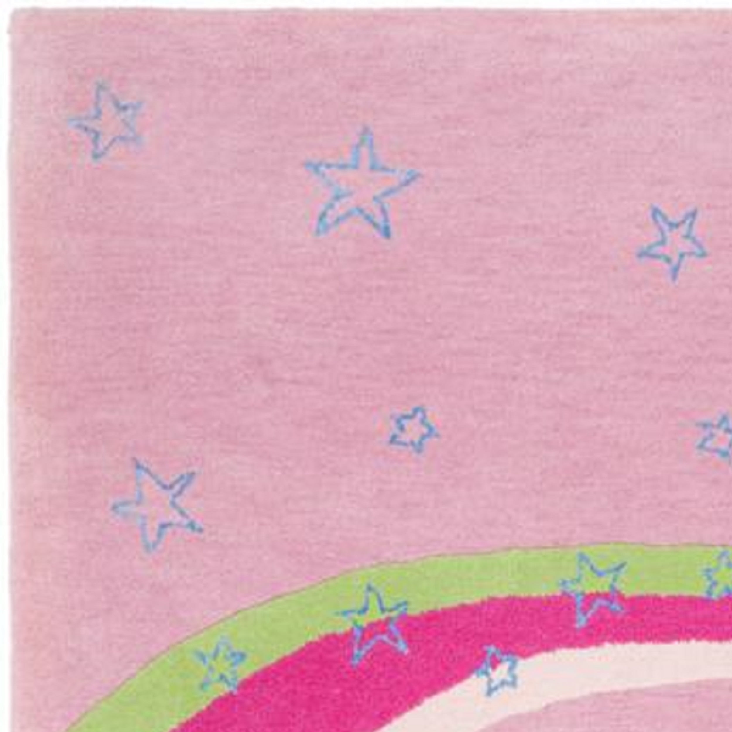 SAFAVIEH Kids Alyx Swirling Stars Area Rug, Green/Pink, 5' x 8' - Image 6