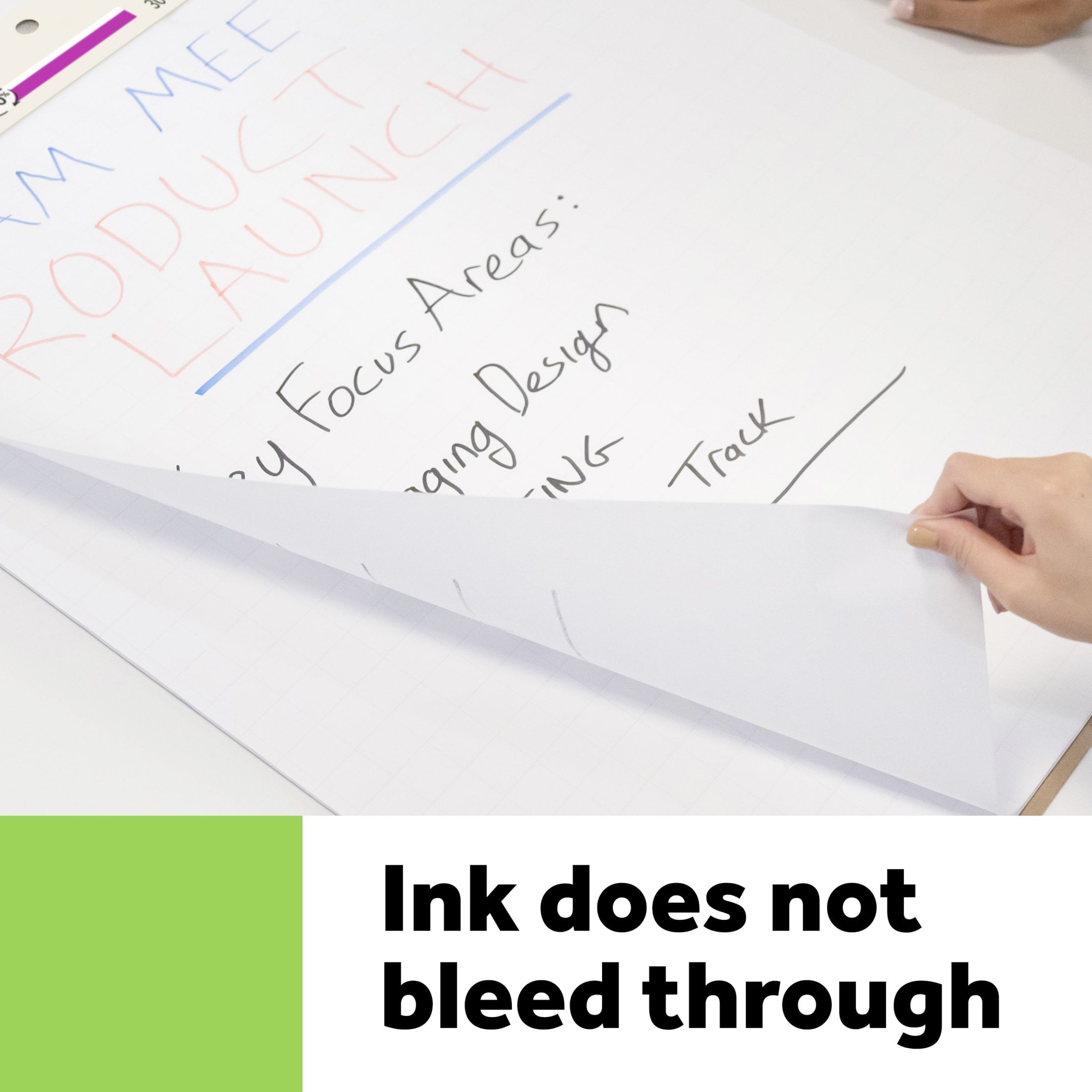 Post-it Super Sticky Easel Pad, White Recycled, 25 in. x 30 in., 6 Pads - Image 5