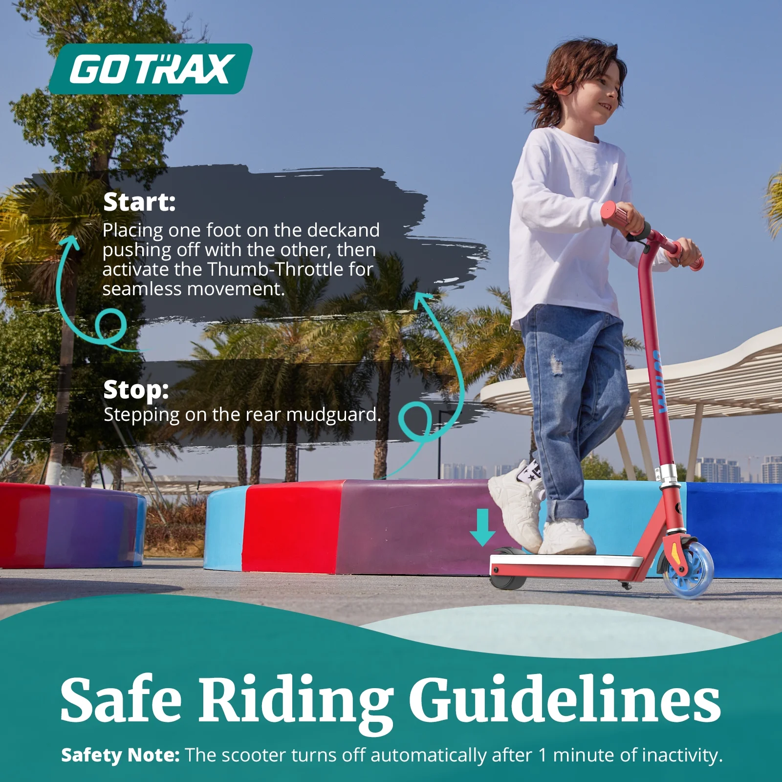 GOTRAX Scout Light Up Kids’ Electric Scooter for Ages 4-7 - Image 5