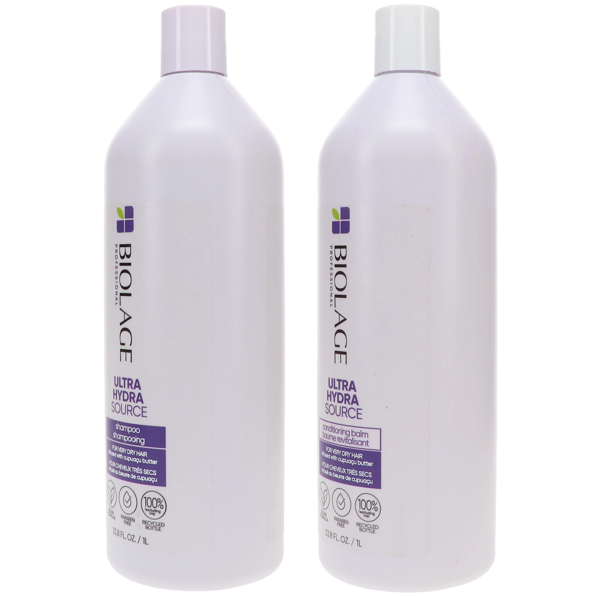 Matrix Biolage Ultra Hydrasource Shampoo 33.8 oz & Ultra Hydrasource Conditioner 33.8 oz Combo Pack - Image 2