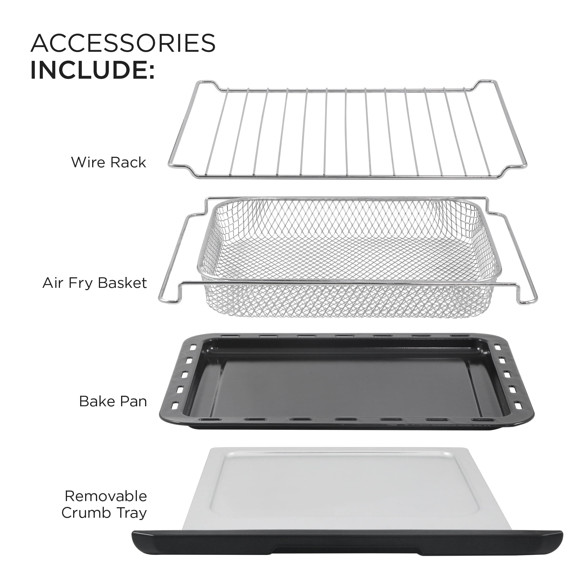 Elite Gourmet Deluxe 25L Air Fryer Oven (Black) - Image 4