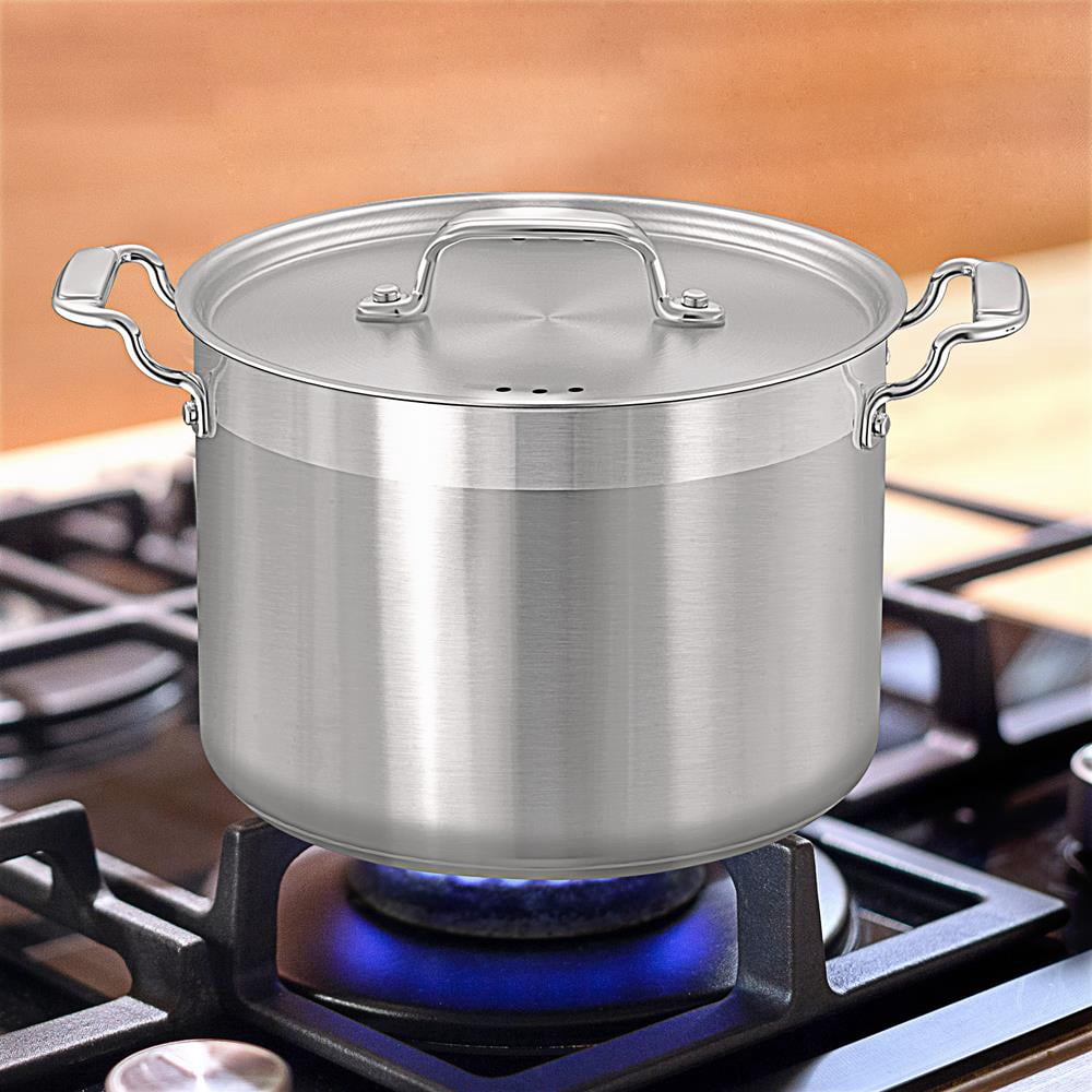 NutriChef 18/8 Heavy Duty Stainless Steel Large Stock Pot - Image 3