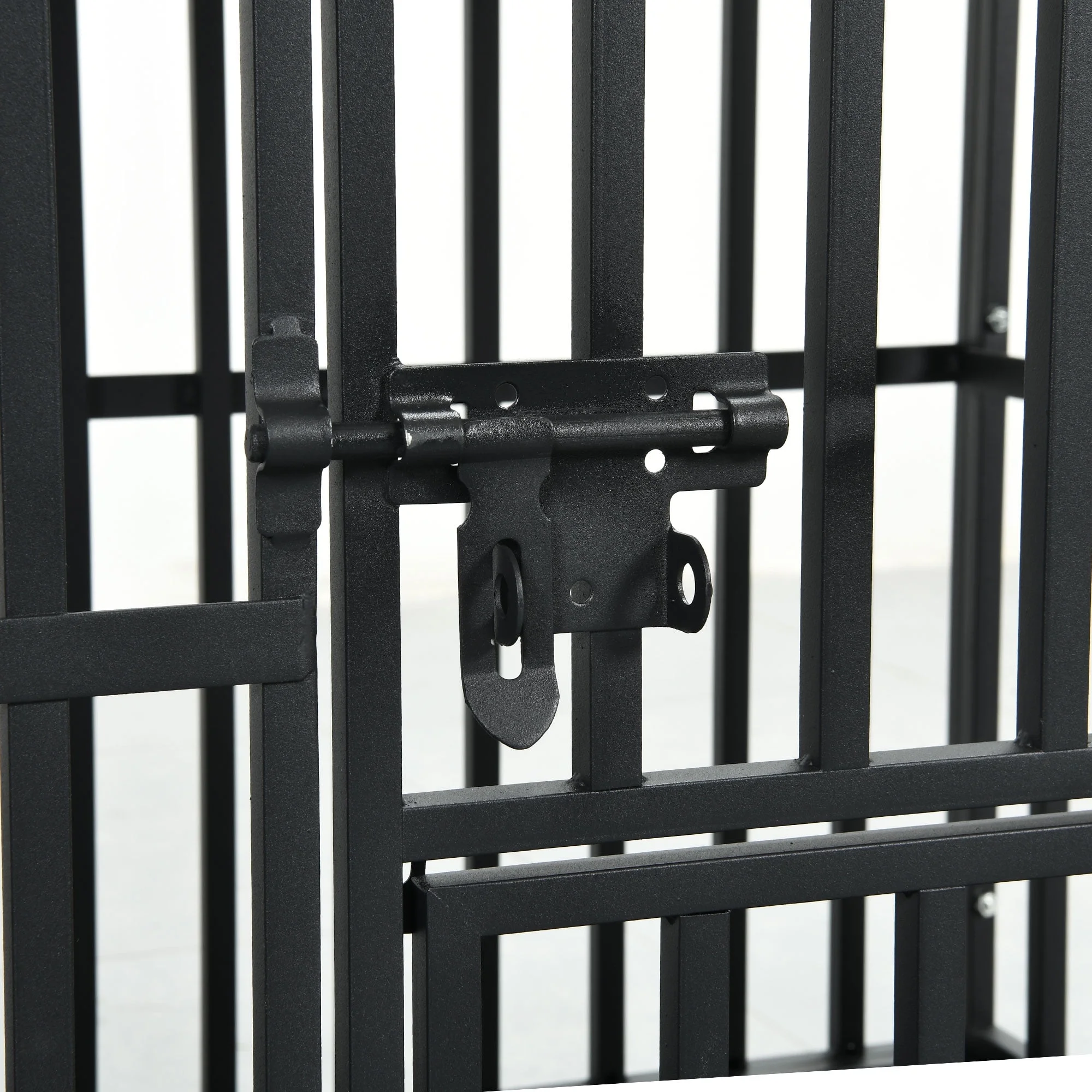 Uforic 37 inch Heavy Duty Dog Crate, Dog Cage Kennel with Lockable Wheels and Removable Tray - Image 7