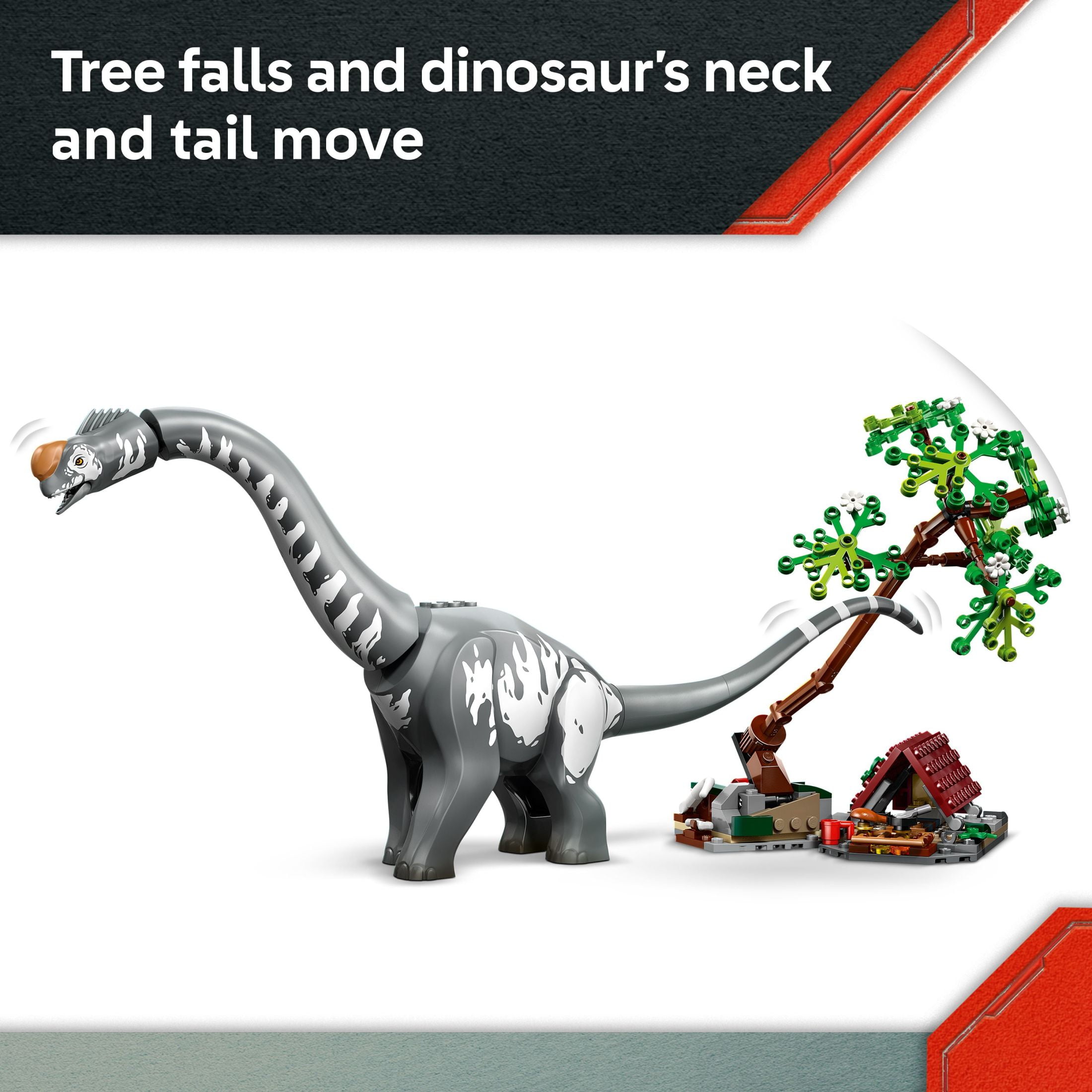 LEGO Jurassic World Raptor & Titanosaurus Tracking Mission Kids Toy - Building and Learning Toy for Pretend Play - Dinosaur Action Figures for Boys & Girls, Ages 7+ - Gift Idea for Birthdays -76973 - Image 2