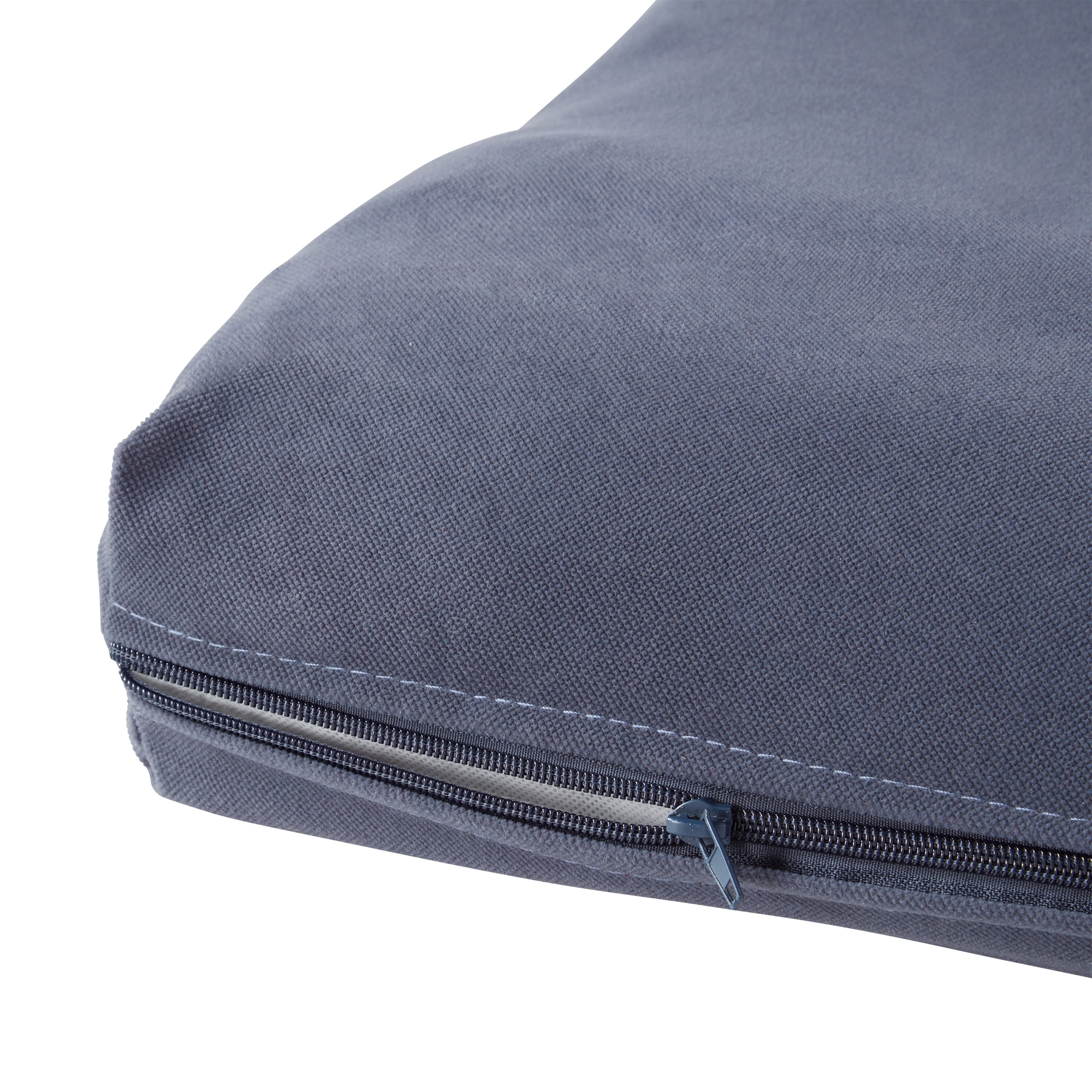 Happy Hounds Cooper Deluxe Reversible Crate Pad, Denim, Large (42" x 28") - Image 3