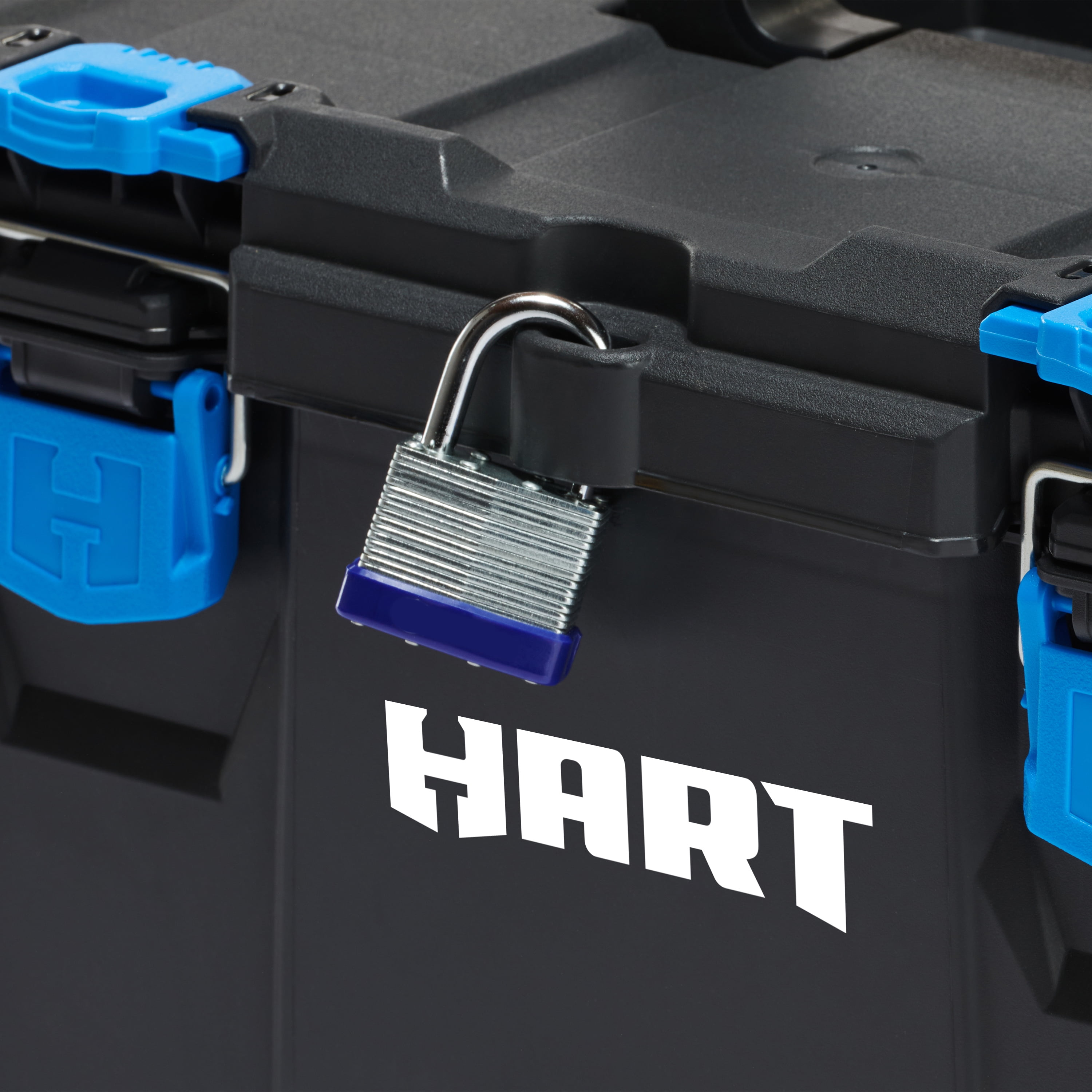 (3 pack) HART Stack System, Mobile Tool Storage and Organization, Black & Blue - Image 8