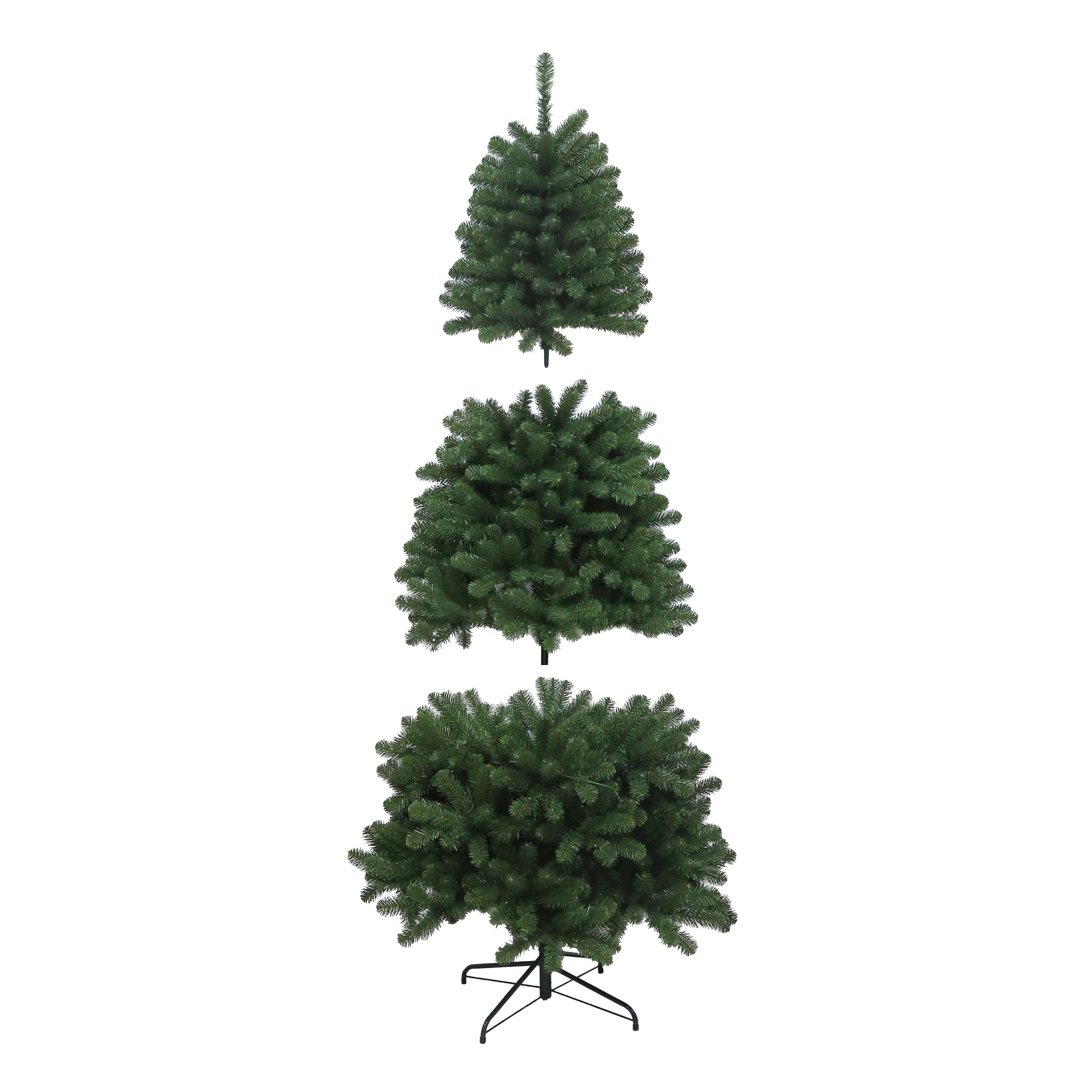 7 ft Pre-Lit Brideport Spruce Artifical Christmas Tree with 300 Warm LED Lights, by Holiday Time - Image 8