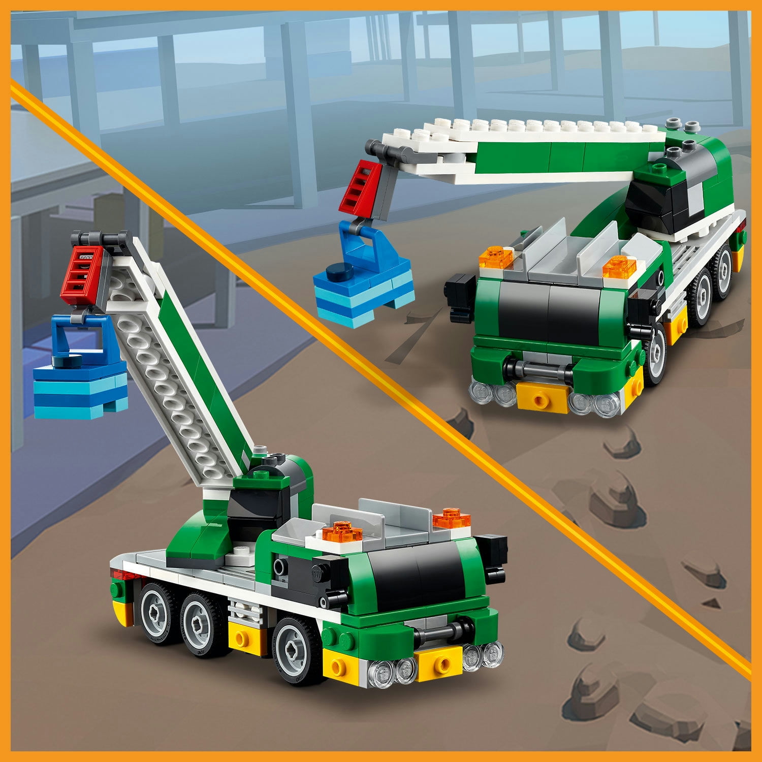 LEGO Race Car Transporter 31113 Building Set (328 Pieces) - Image 9