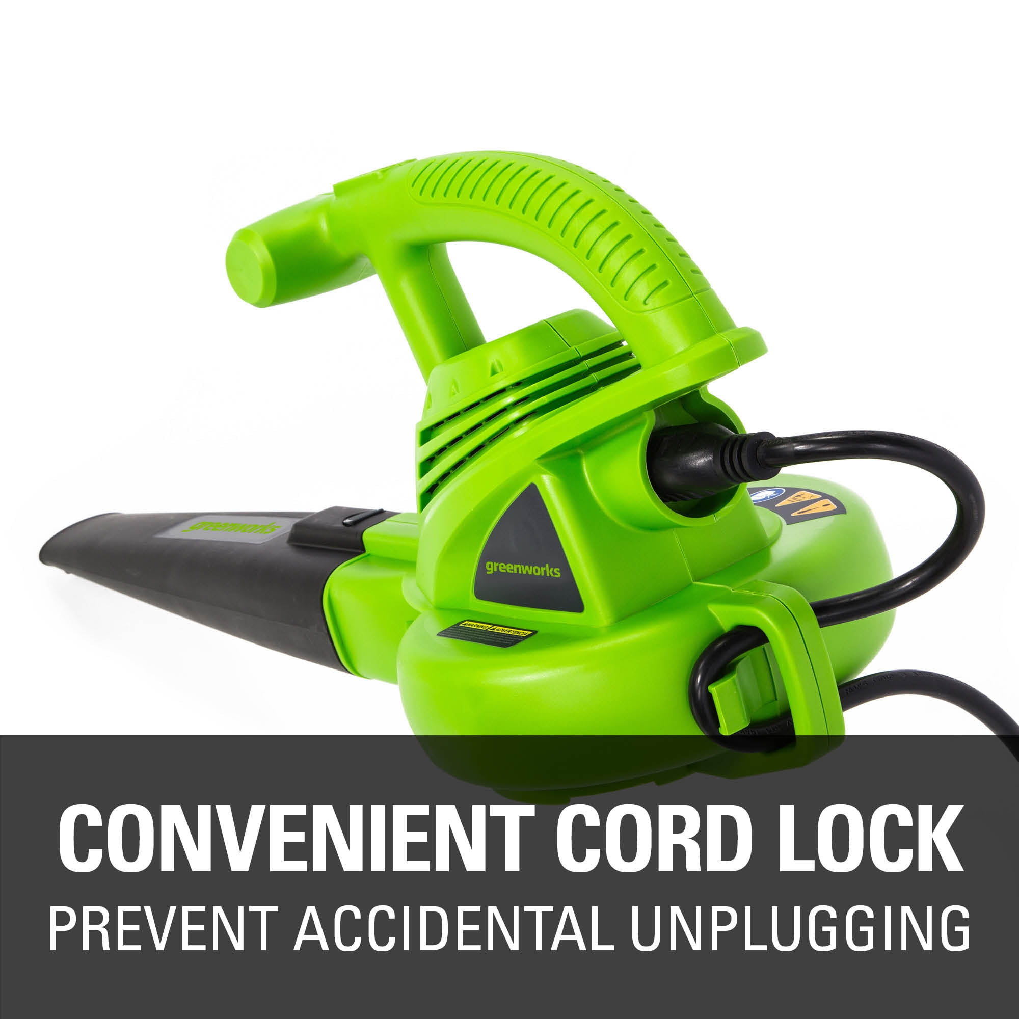 Greenworks 9 Amp (170 Cfm /180 mph) Corded Electric Leaf Blower 2401502 - Image 12