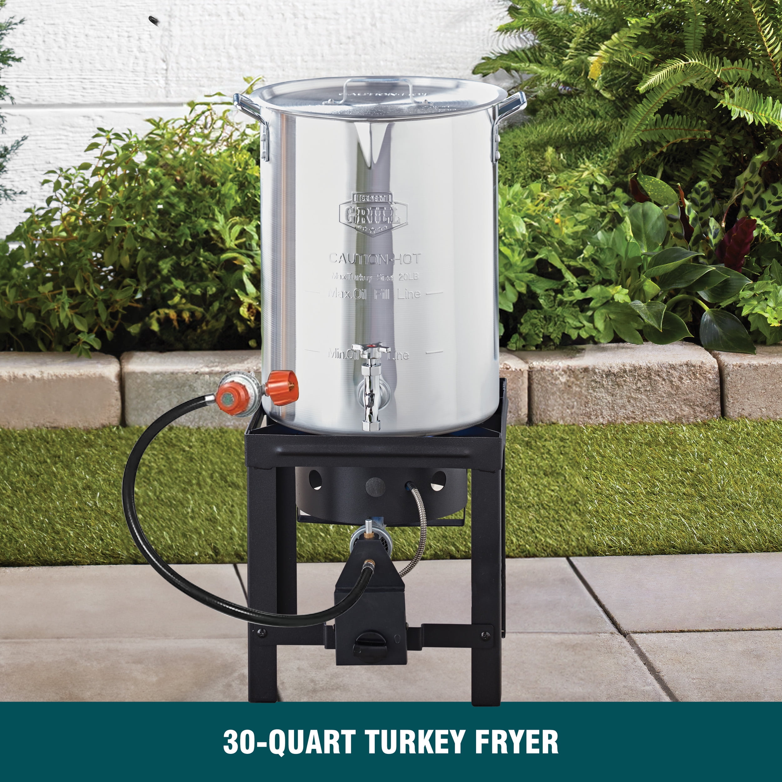 Expert Grill 30qt Turkey Fryer with Spigot - Image 8