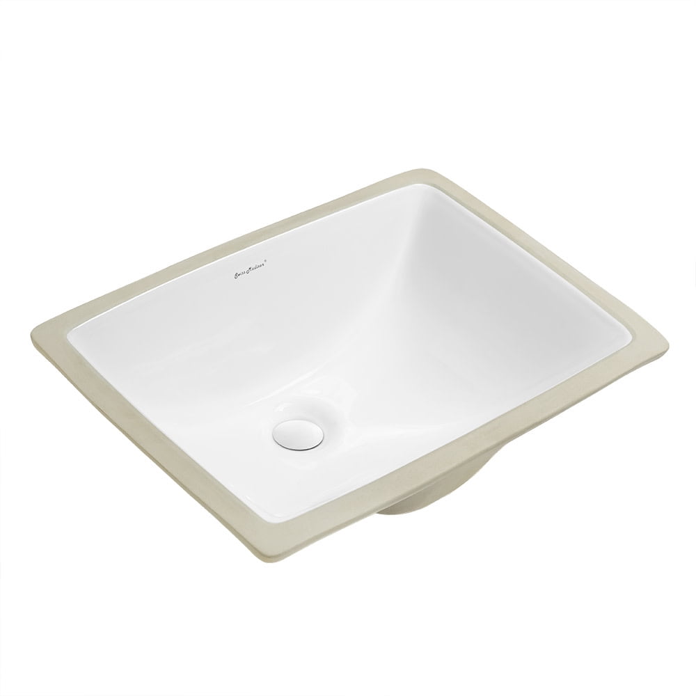 Plaisir 18.5 Rectangular Under-Mount Bathroom Sink - Image 8