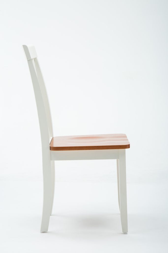 Boraam Bloomington 5-Piece Dining Room Set - Cream/Honey Oak Finish - Image 9