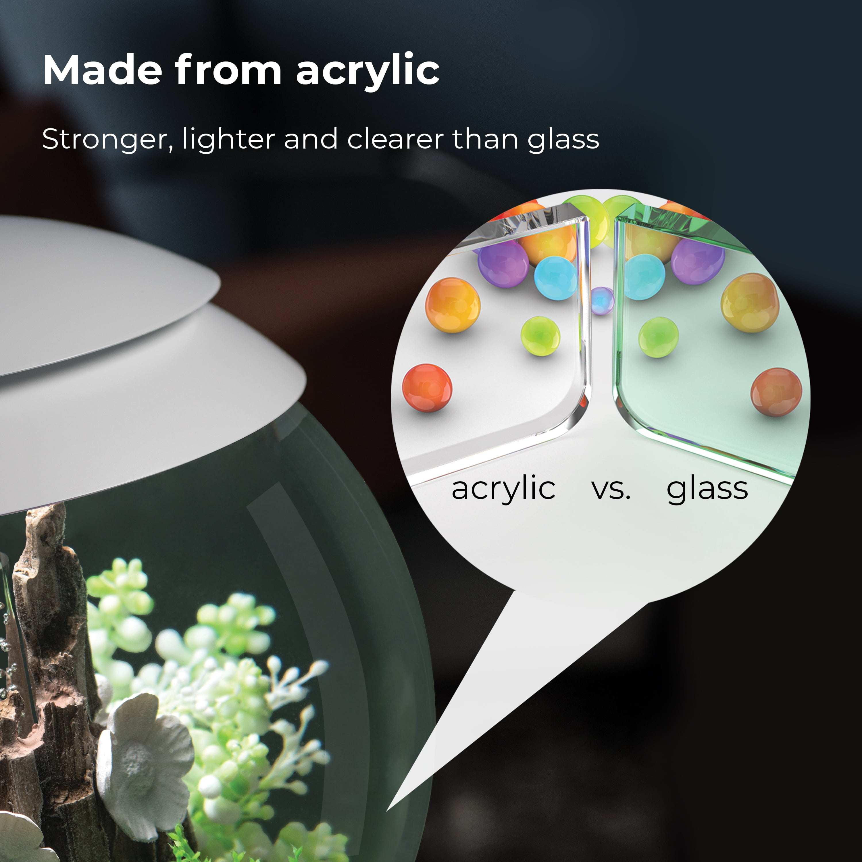 biOrb HALO 30 Aquarium with MCR Light - 8 gallon, gray - Image 4