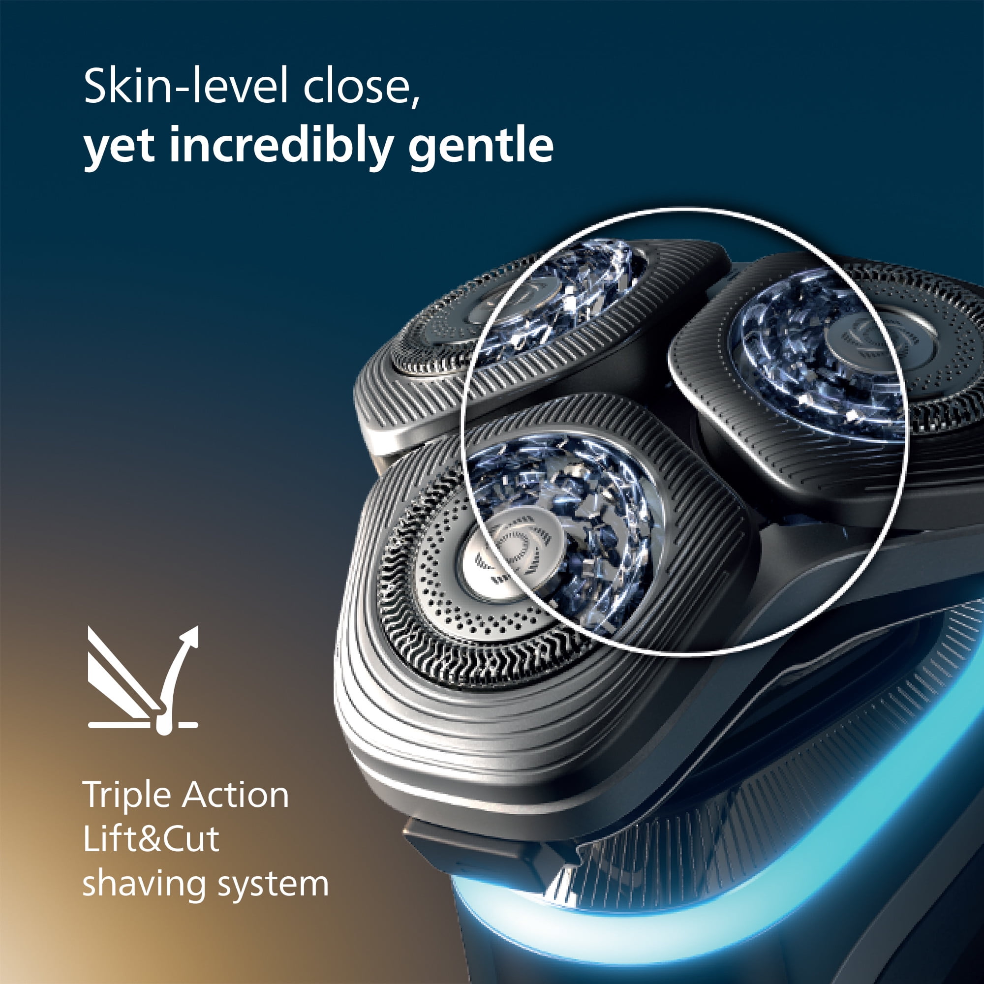 Philips Norelco I9000 Prestige Rechargeable Wet & Dry Men's Electric Shaver with Charge Stand, Trimmer and Premium Case - Image 5