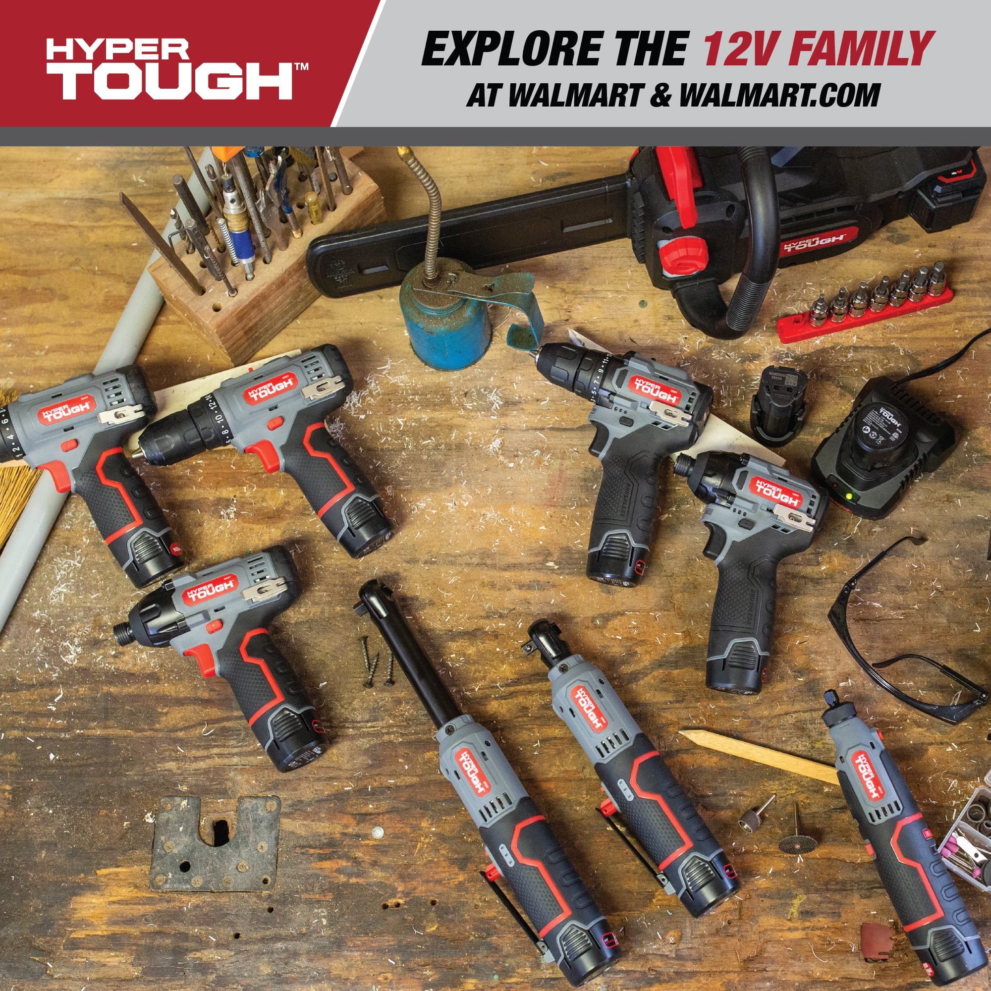 Hyper Tough 12V Max Cordless Brushless Impact Wrench with 4.0Ah Lithium-Ion Battery and Charger, 225 ft-lbs Torque - Image 5