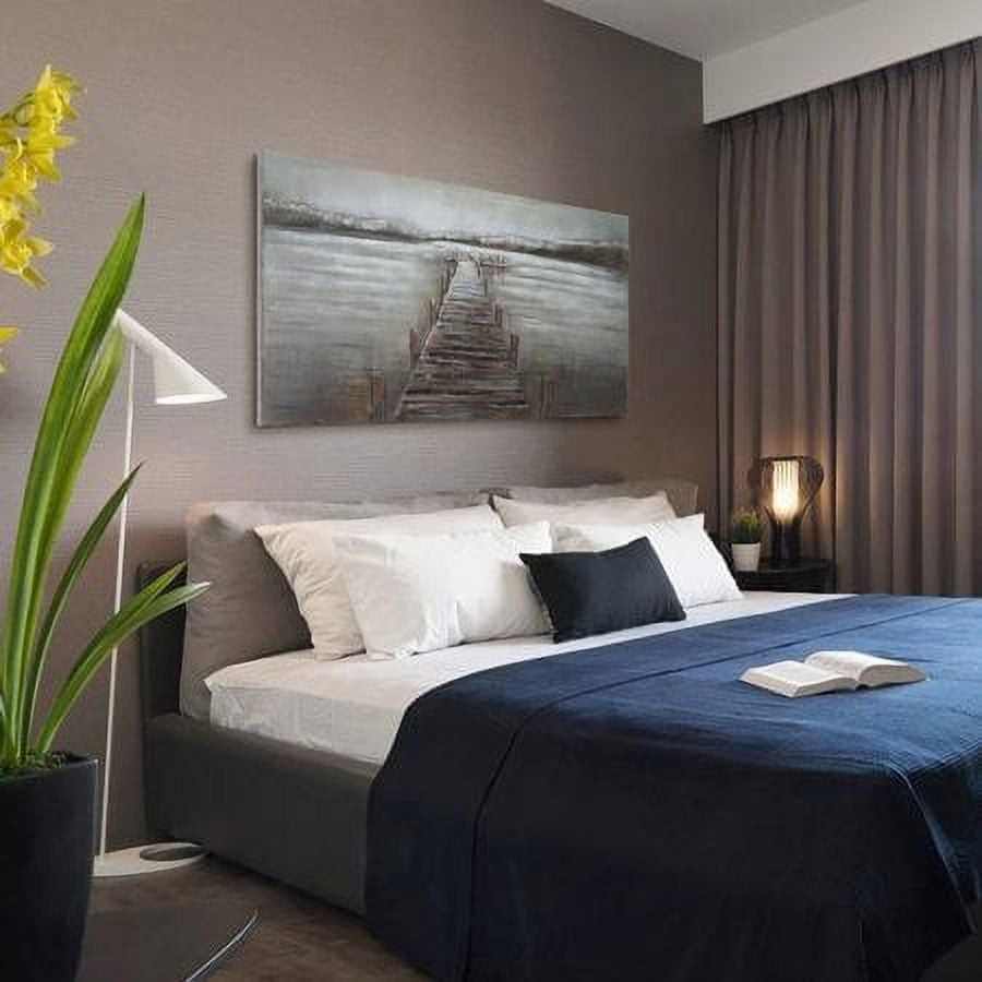 Empire Art Direct PMO-140127-4824 Primo Mixed Media Hand Painted Iron Wall Sculpture - Pier - Image 2