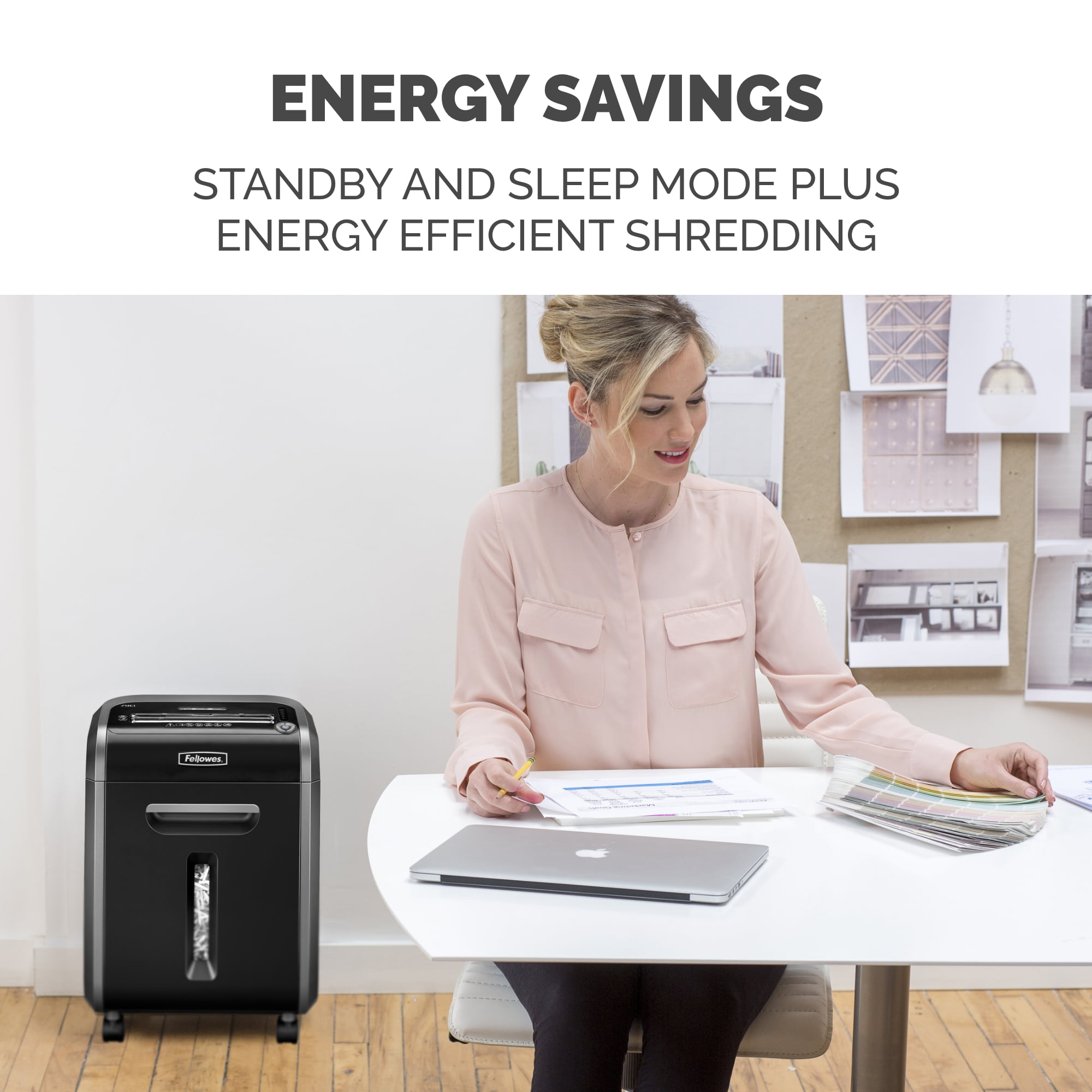 Fellowes Powershred 79Ci 100% Jam Proof Cross-Cut Shredder - Image 3