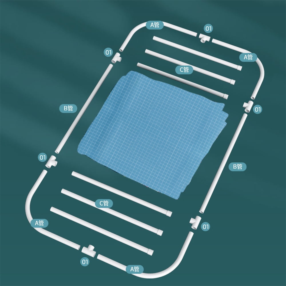 JOJOLAM 47 in Foldable Bathtub, Soaking Bath Tub for Adults or Kids, Efficiently Maintaining Temperature, Light Blue - Image 4