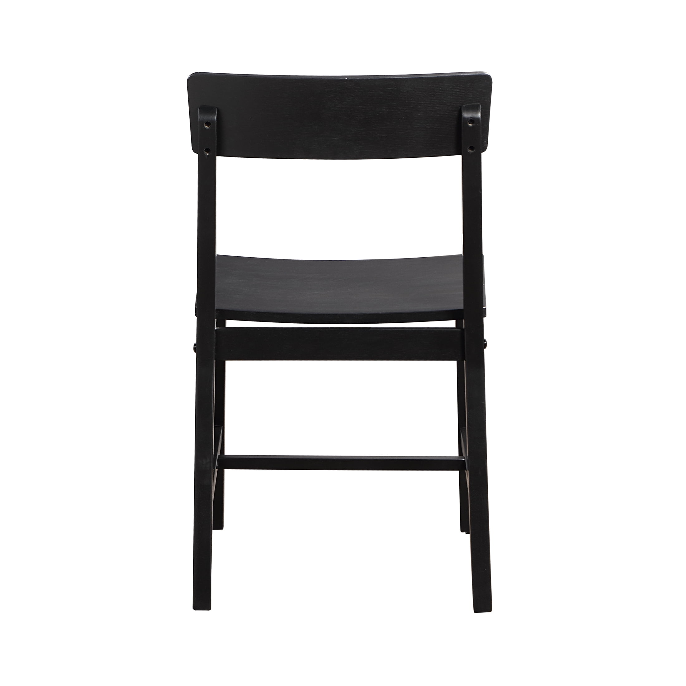 Mainstays Wood Dining Chair 4 Pack, Black Color, Wood Seat Pad, Include 4 Chairs for Indoor - Image 9