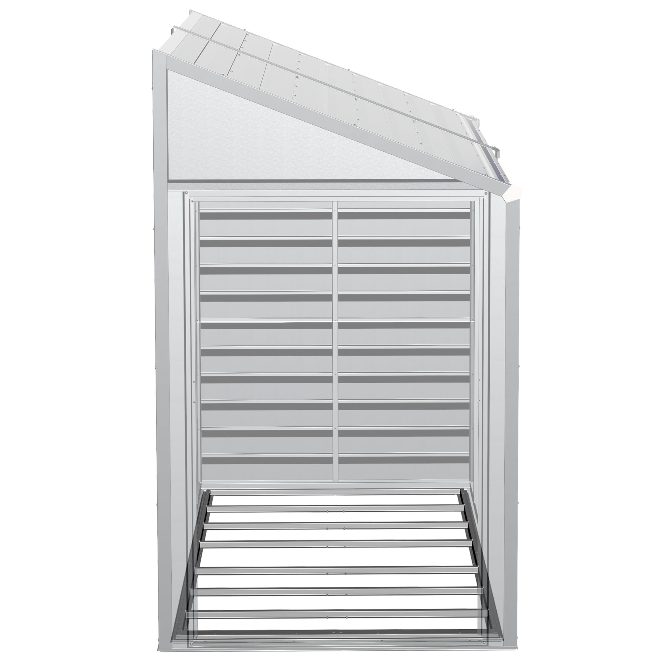 Arrow Yardsaver 7 x 4 ft Grey Floor Frame Kit - Image 2