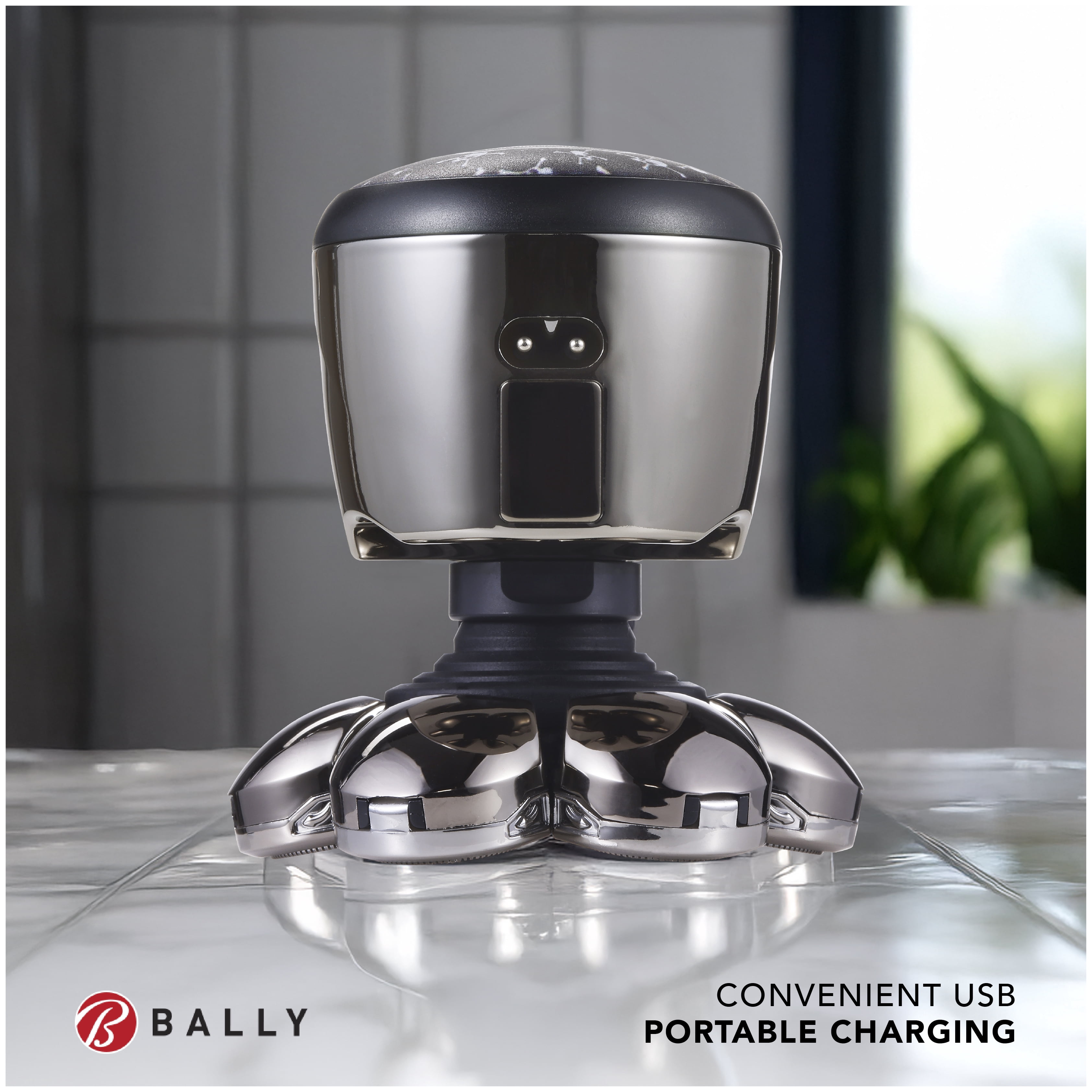 Bally's 7 Head Floating Cordless Rechargeable Men's Electric Shaver - Image 18