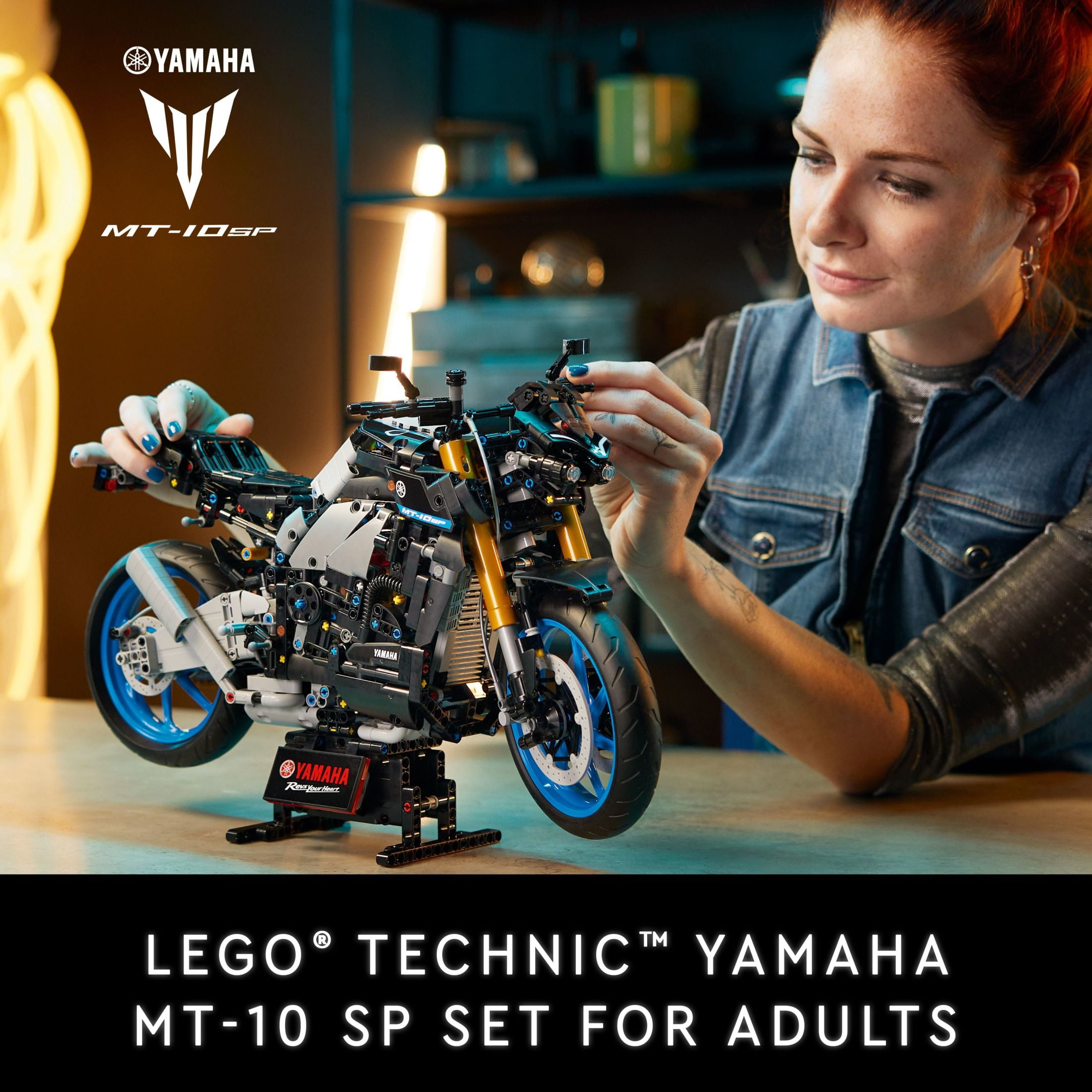 LEGO Technic Yamaha MT-10 SP 42159 Advanced Building Set for Adults, this Iconic Motorcycle Model for Build and Display Makes a Great Gift for Fans of Yamaha Vehicles or Motorcycle Collectibles - Image 4
