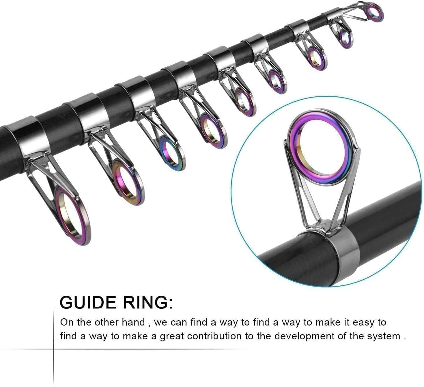 BNTTEAM Spinning Rod and Reel Combo 2.1m,2.4m,3.0m 3.6m Carbon Telescopic Fishing Rod 13BB Fishing Reel Bag Lures Line Hooks Set - Image 5