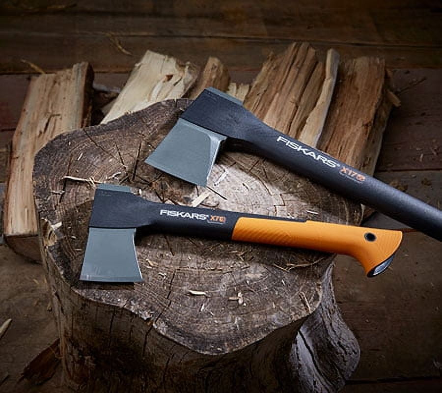 Fiskars 17” X11 Wood Splitting Axe, Orange/Black - Image 9