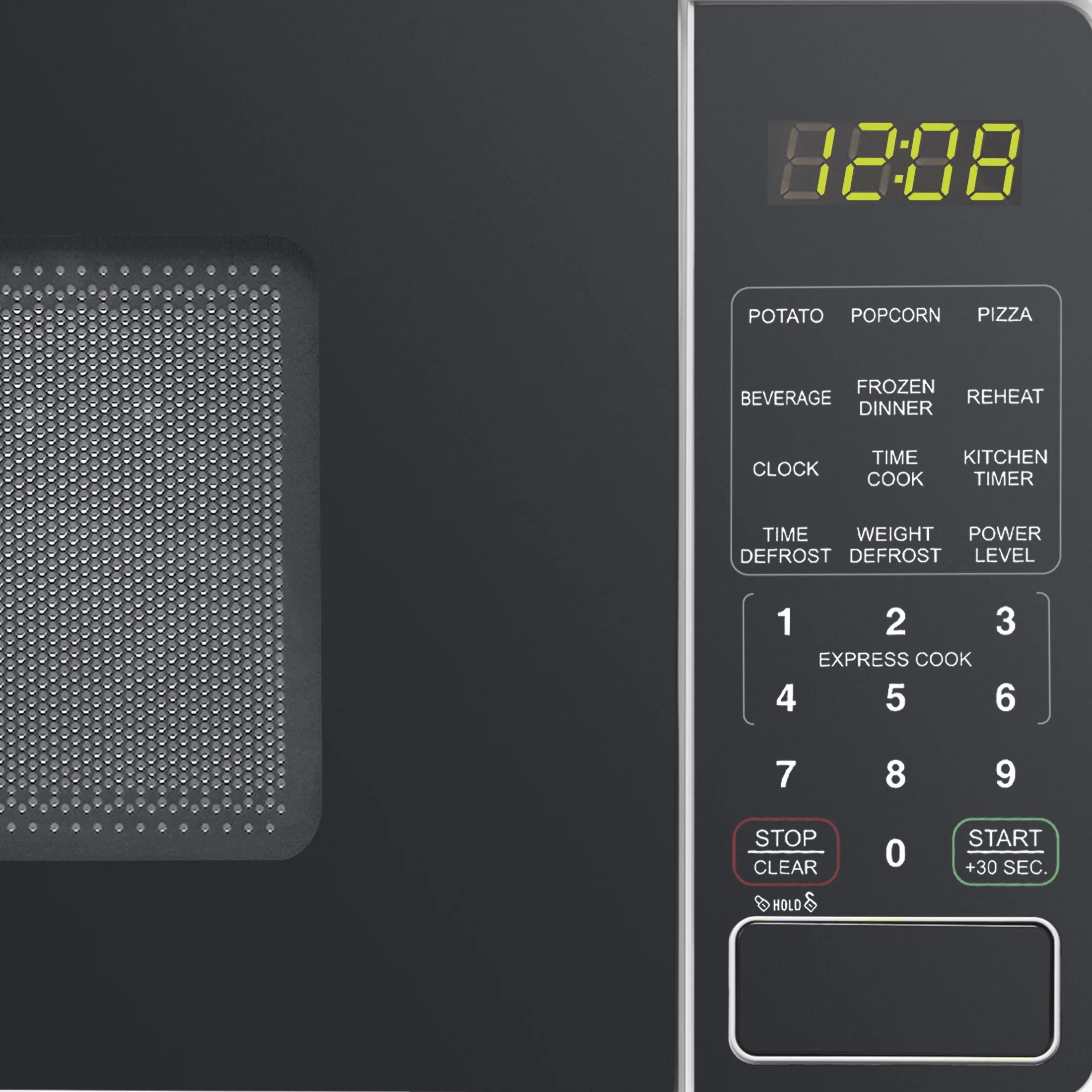 Mainstays 0.7 Cu ft Countertop Microwave Oven, 700 Watts, White - Image 8
