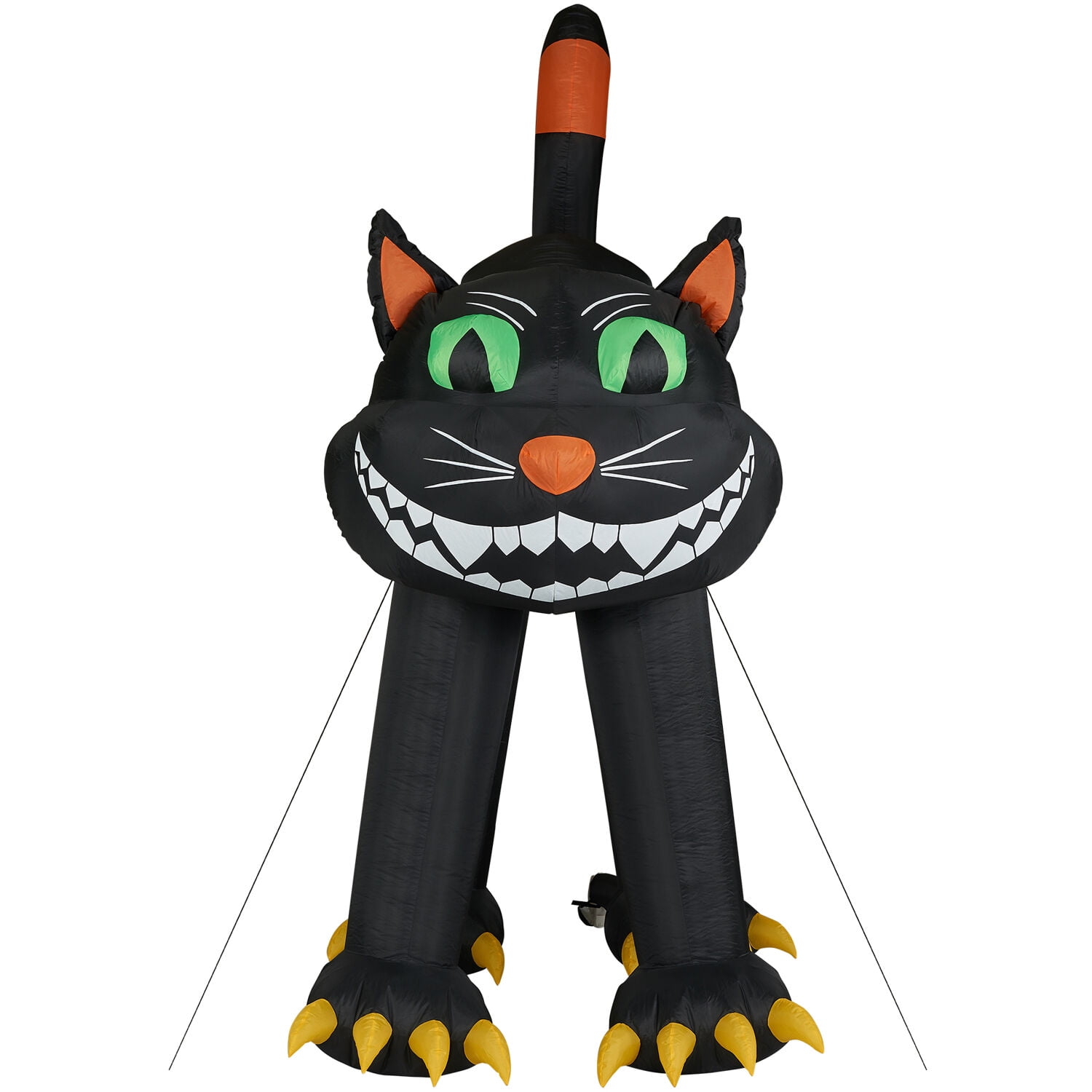 Haunted Hill Farm 10 ft Black Cat Halloween Blow up Inflatable, Multicolor, HIBCAT101-L - Image 6