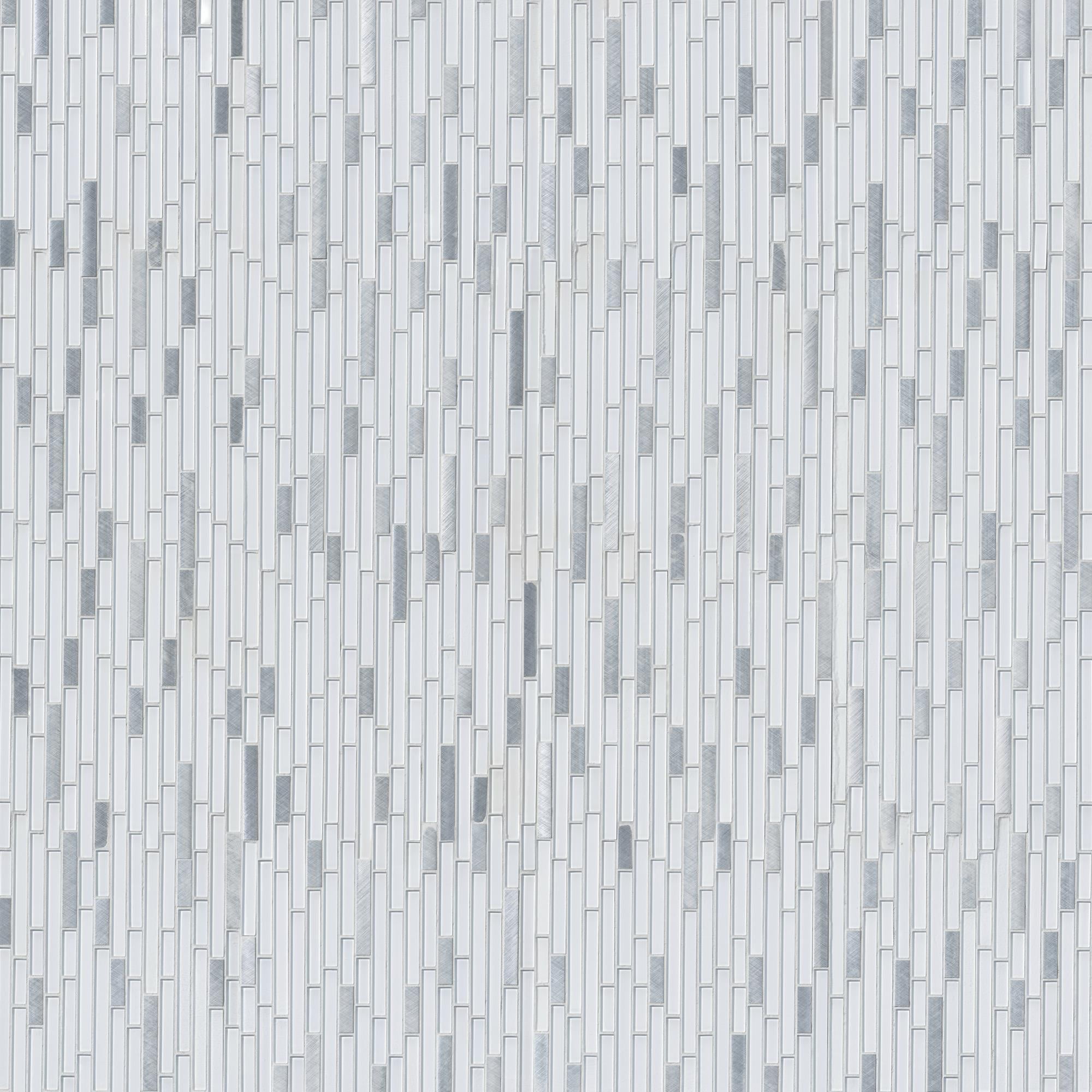 Lucid Sky Interlocking 11.81 in. x 12 in. x 4mm Glass Metal Mesh-Mounted Mosaic Tile (19.6 sq. ft. / case) - Image 16