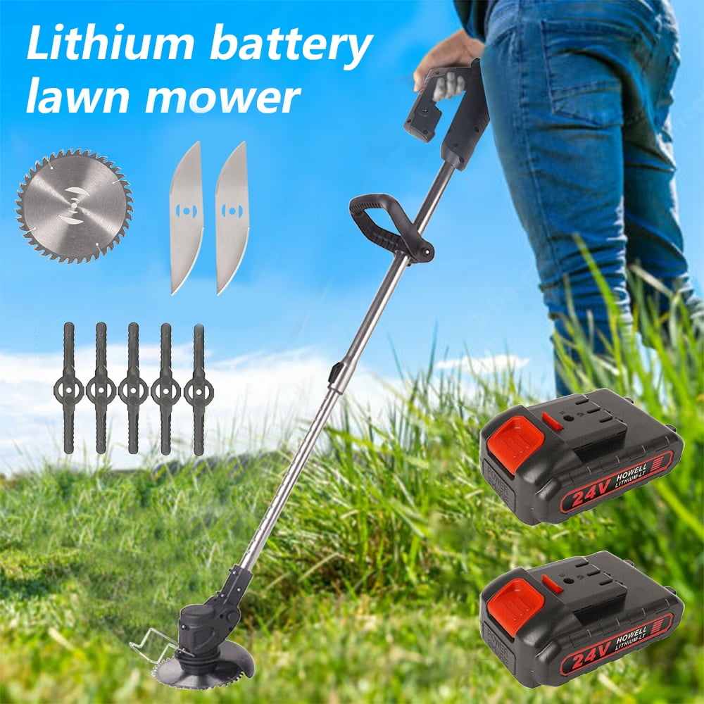 Paddsun Electric Weed Eater Lawn Edger Cordless Grass String Trimmer Cutter 24V &Battery - Image 12