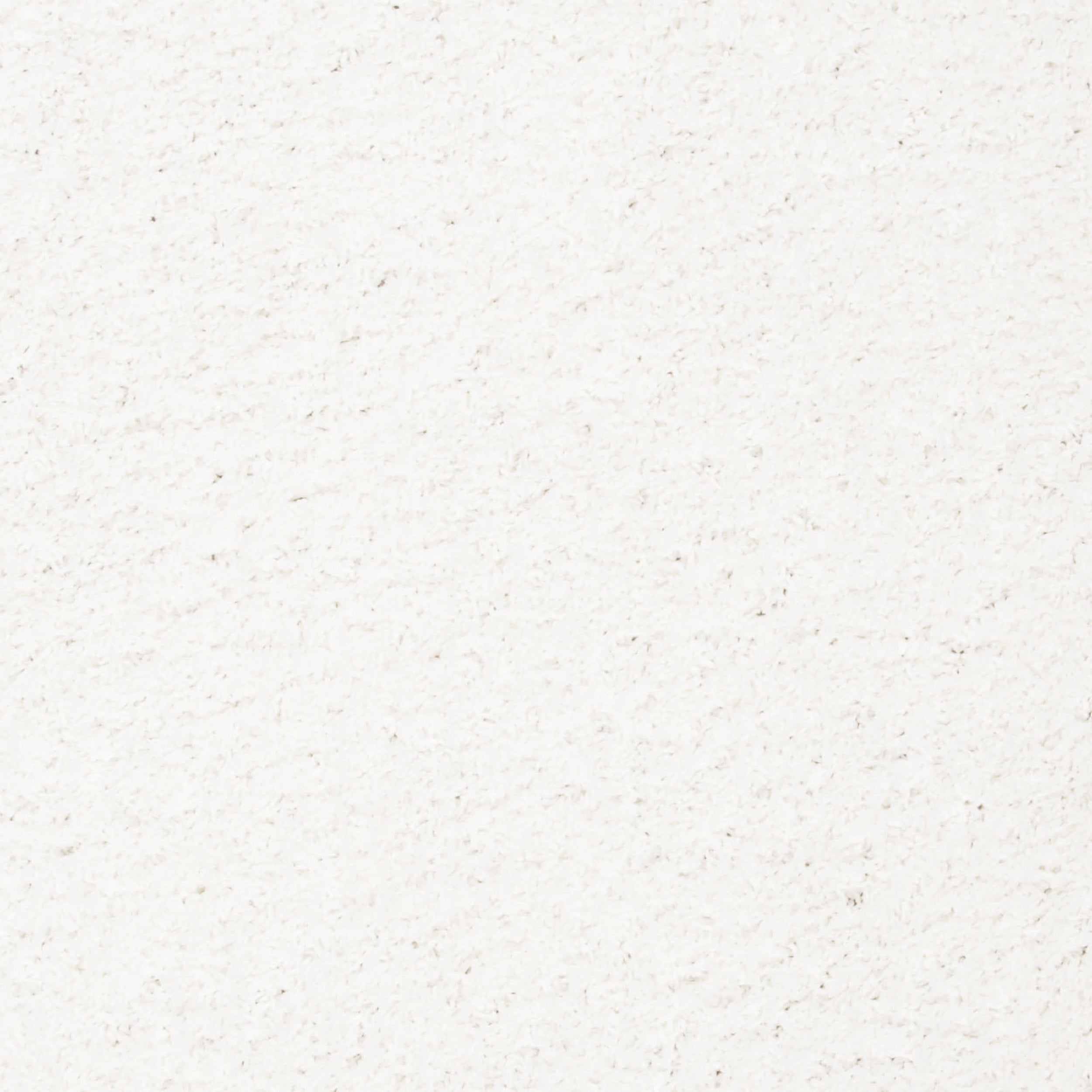 SAFAVIEH August Sophia Solid Plush Shag Area Rug, White, 6'7" x 6'7" Square - Image 3