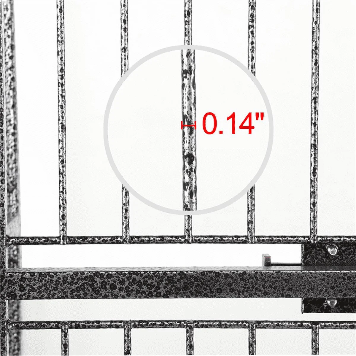 Renwick 63'' H Open Playtop Rolling Metal Bird Cage with Stand, Black - Image 7