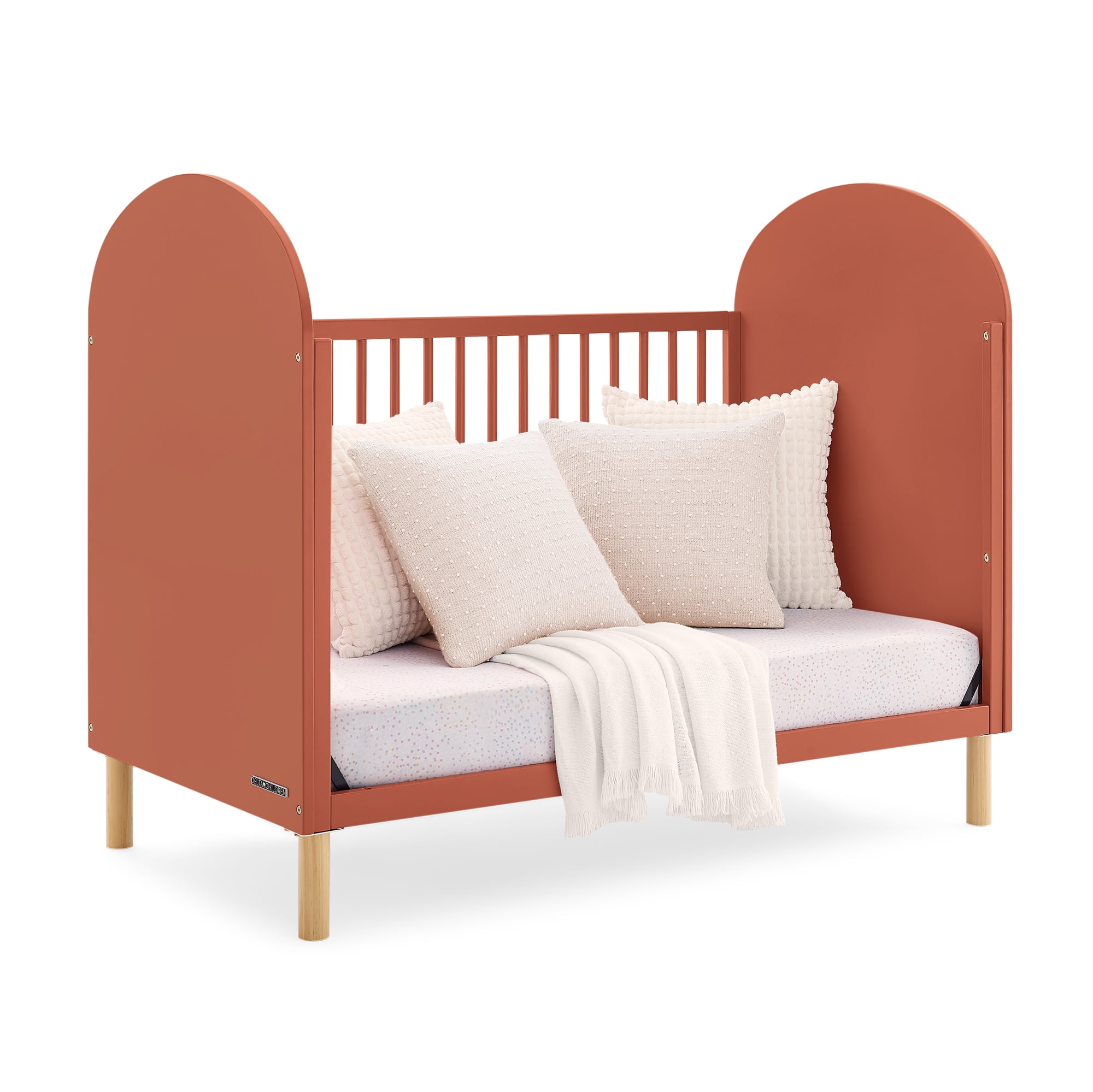 Delta Children Reese 4-in-1 Convertible Crib - Greenguard Gold Certified, Sedona/Natural - Image 2