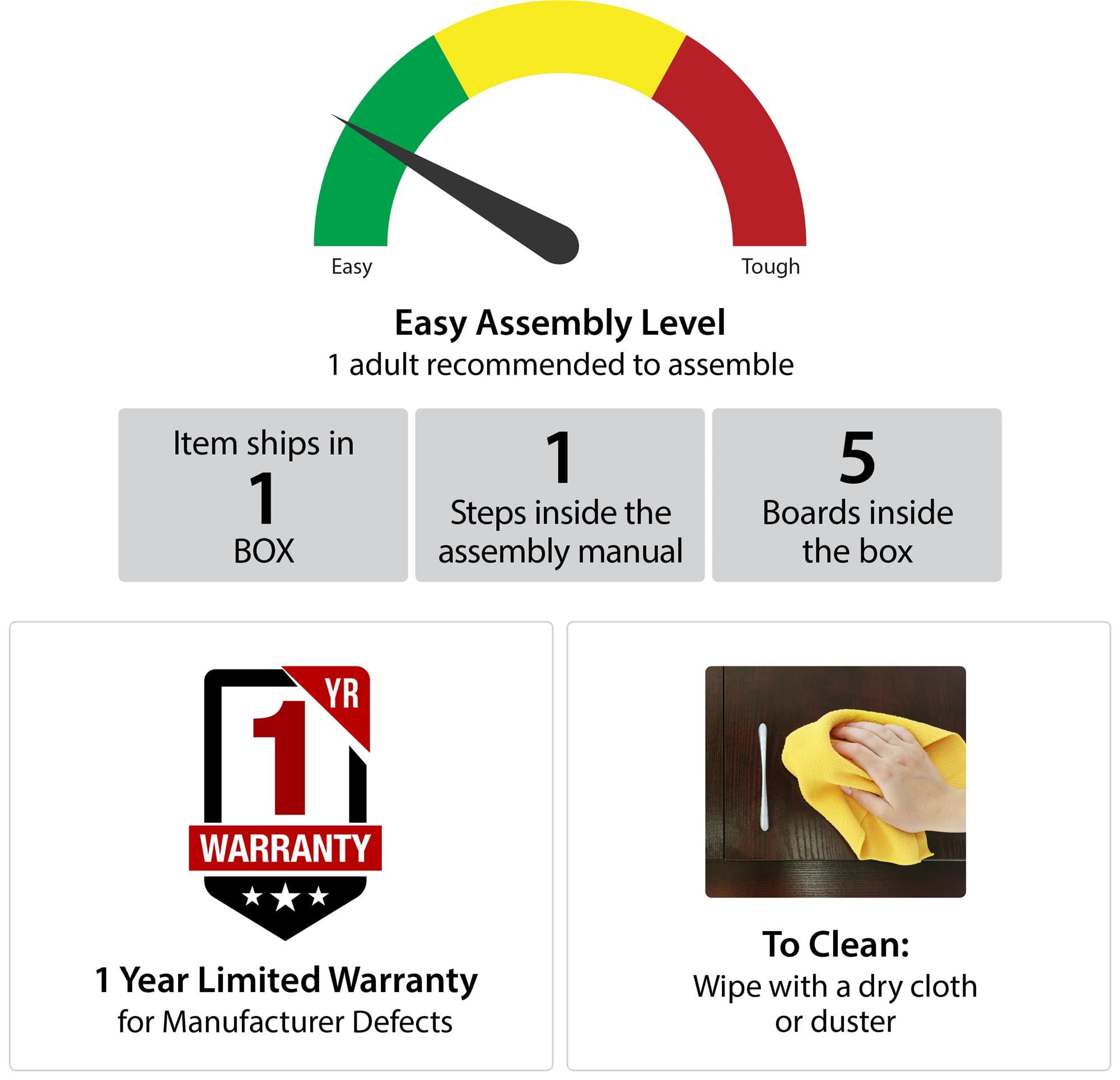 Owen Retro Computer Desk, White/Gold Legs - Image 2